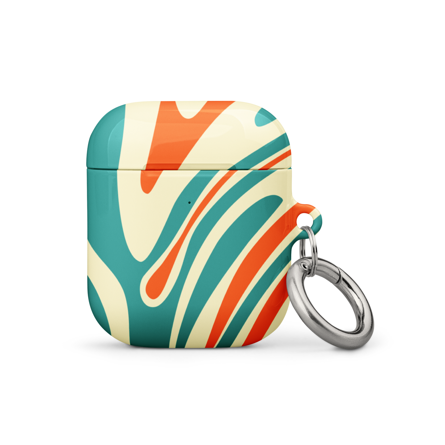 Liquid Dream: Retro Coral Airpods Case