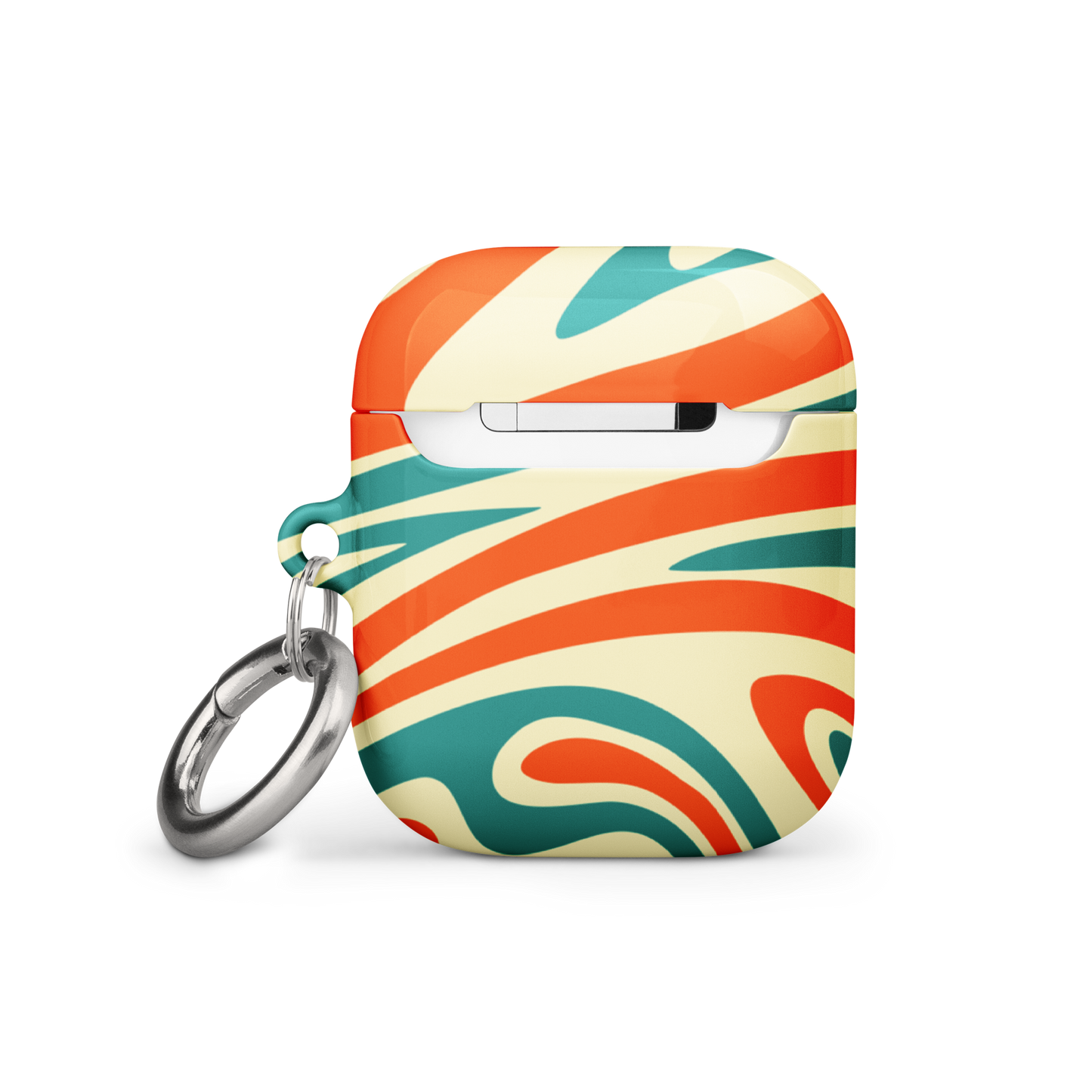 Liquid Dream: Retro Coral Airpods Case