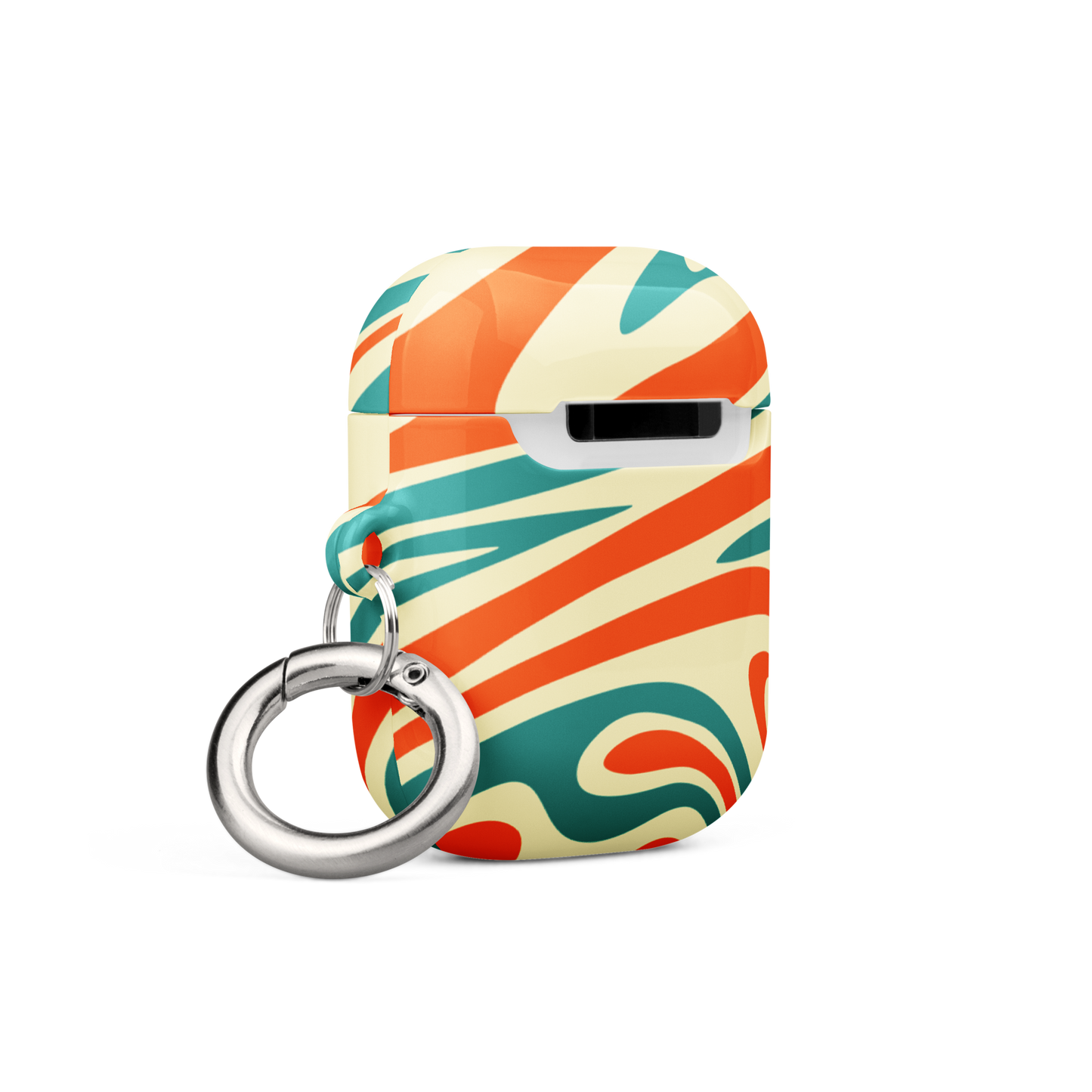 Liquid Dream: Retro Coral Airpods Case