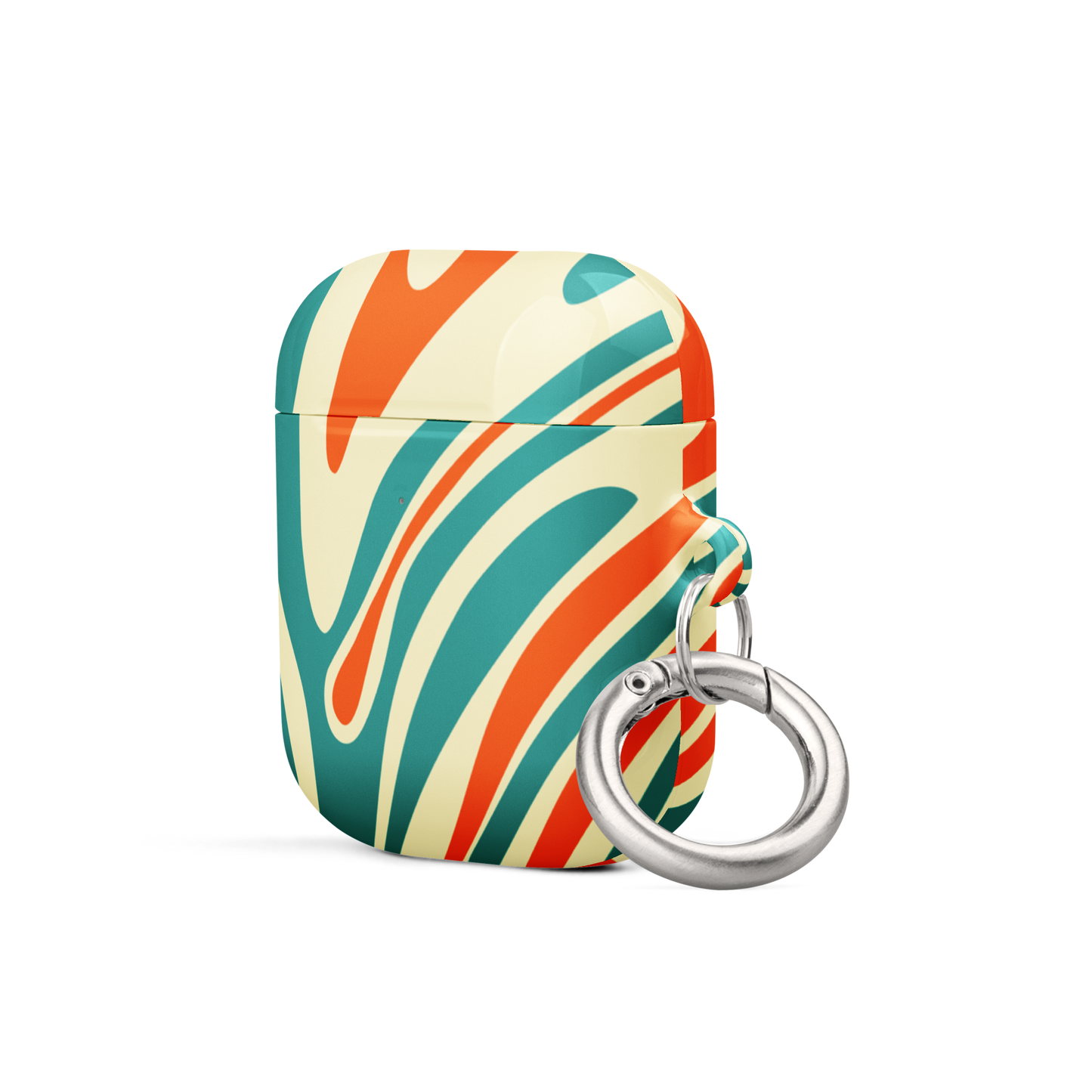 Liquid Dream: Retro Coral Airpods Case