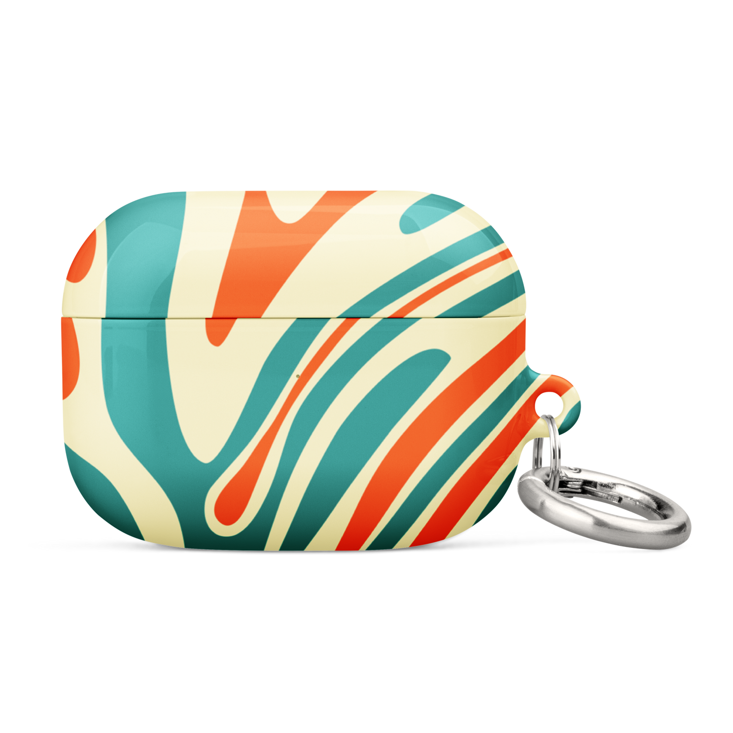 Liquid Dream: Retro Coral Airpods Case