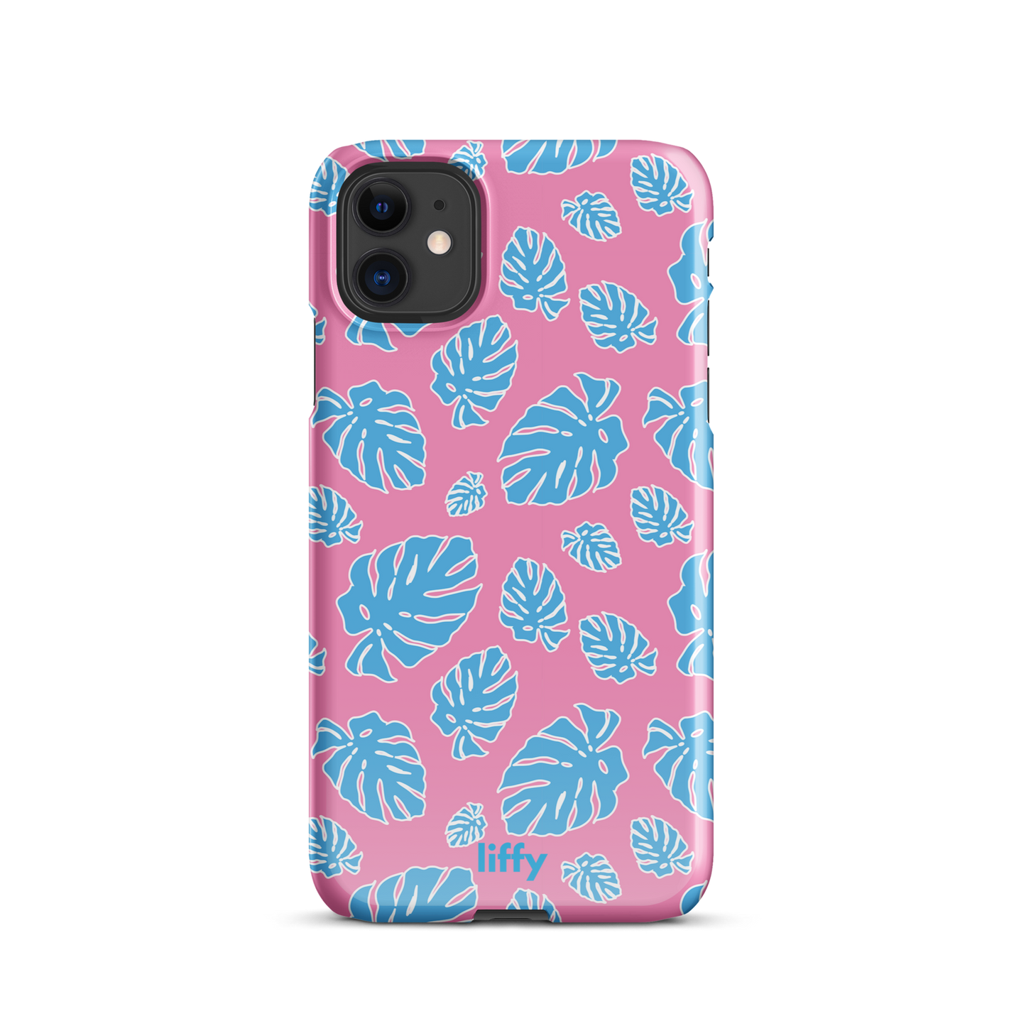 Beach Vibes: Funky Leaves iPhone Snap Case