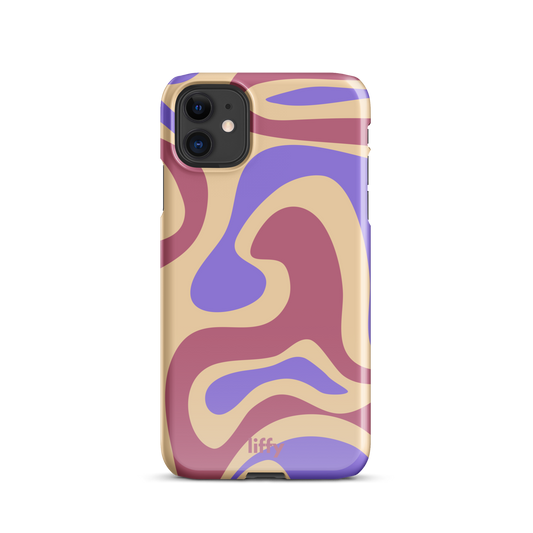 Liquid Dream: Pastel Paradise iPhone Snap Case