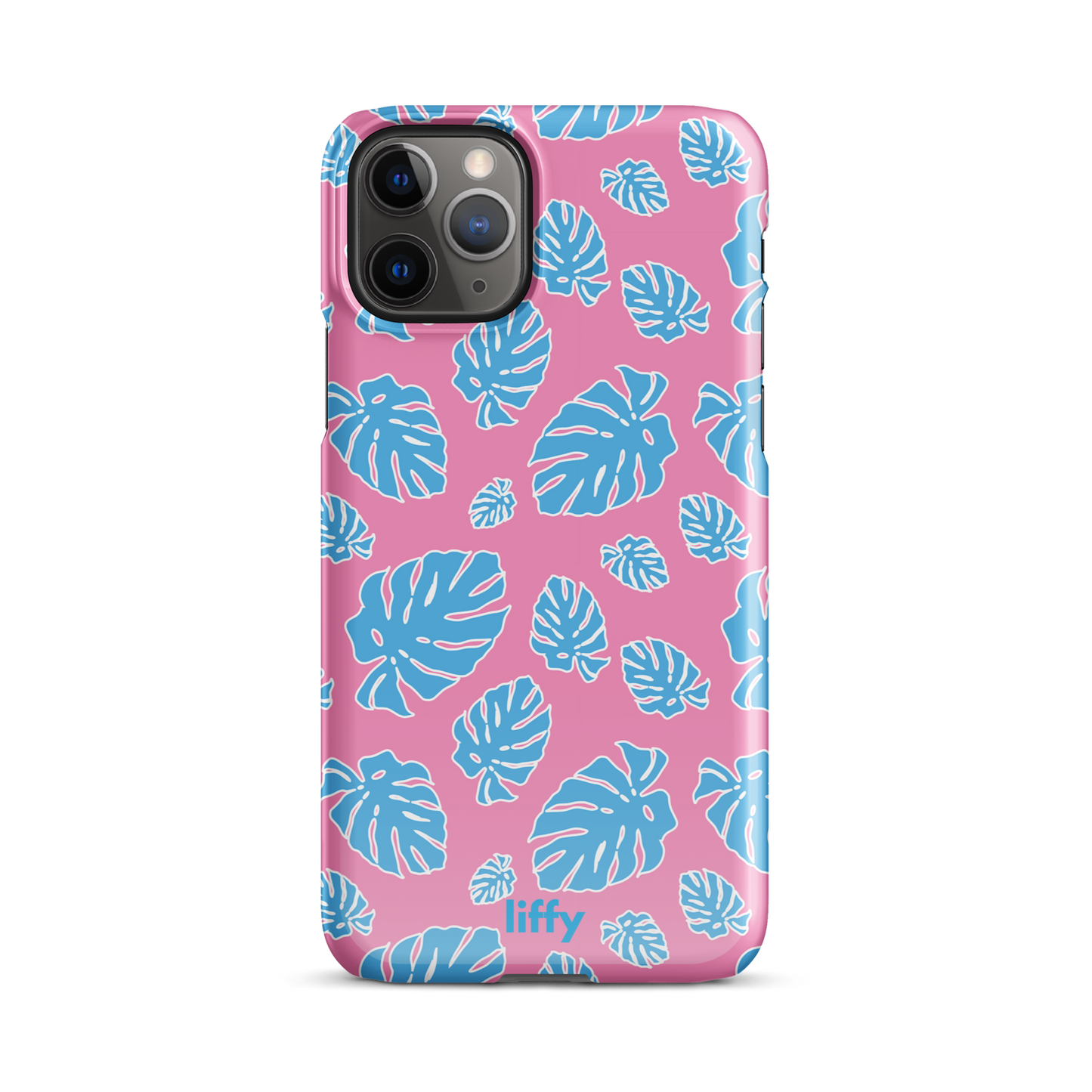 Beach Vibes: Funky Leaves iPhone Snap Case