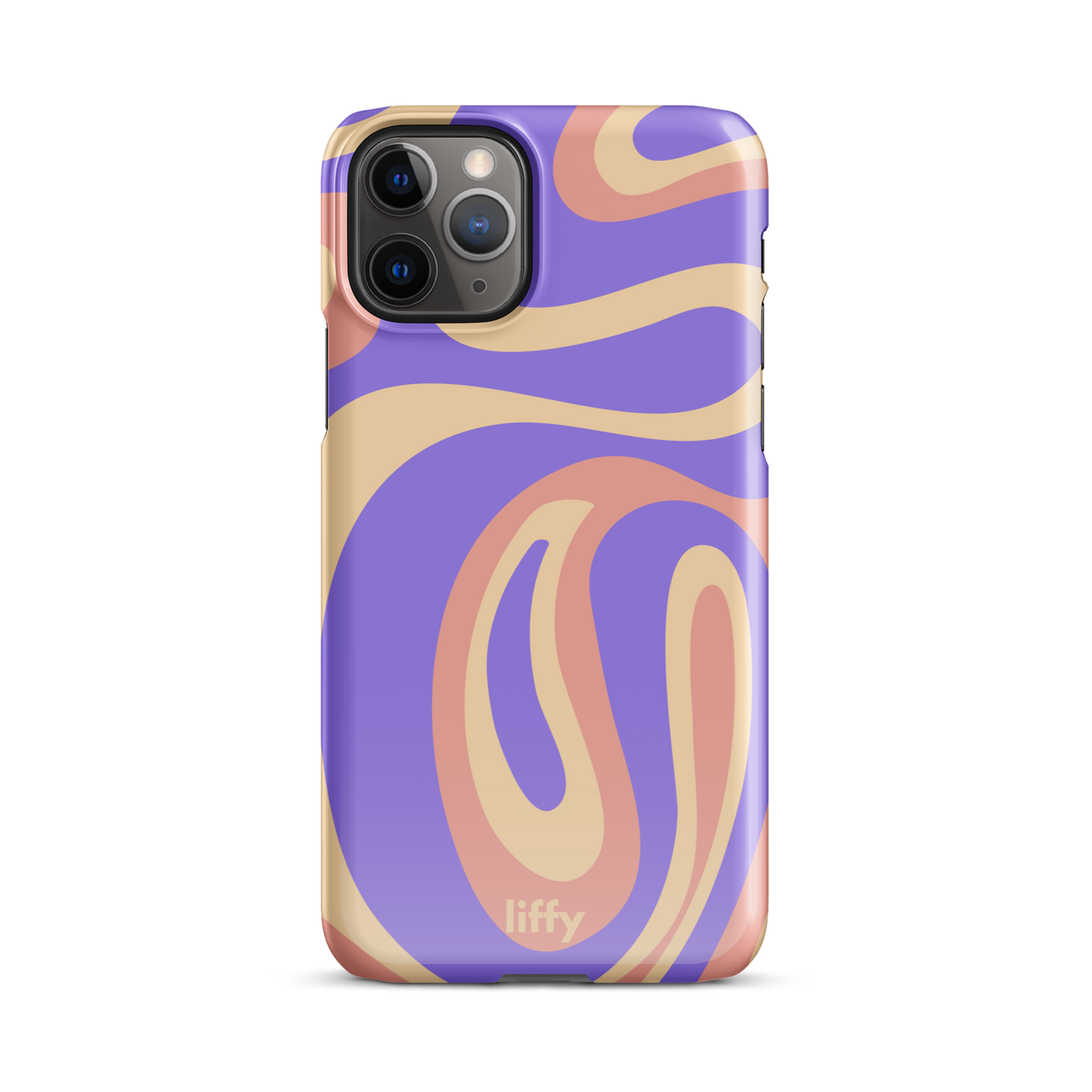 Liquid Dream: Lavender Fields iPhone Snap Case