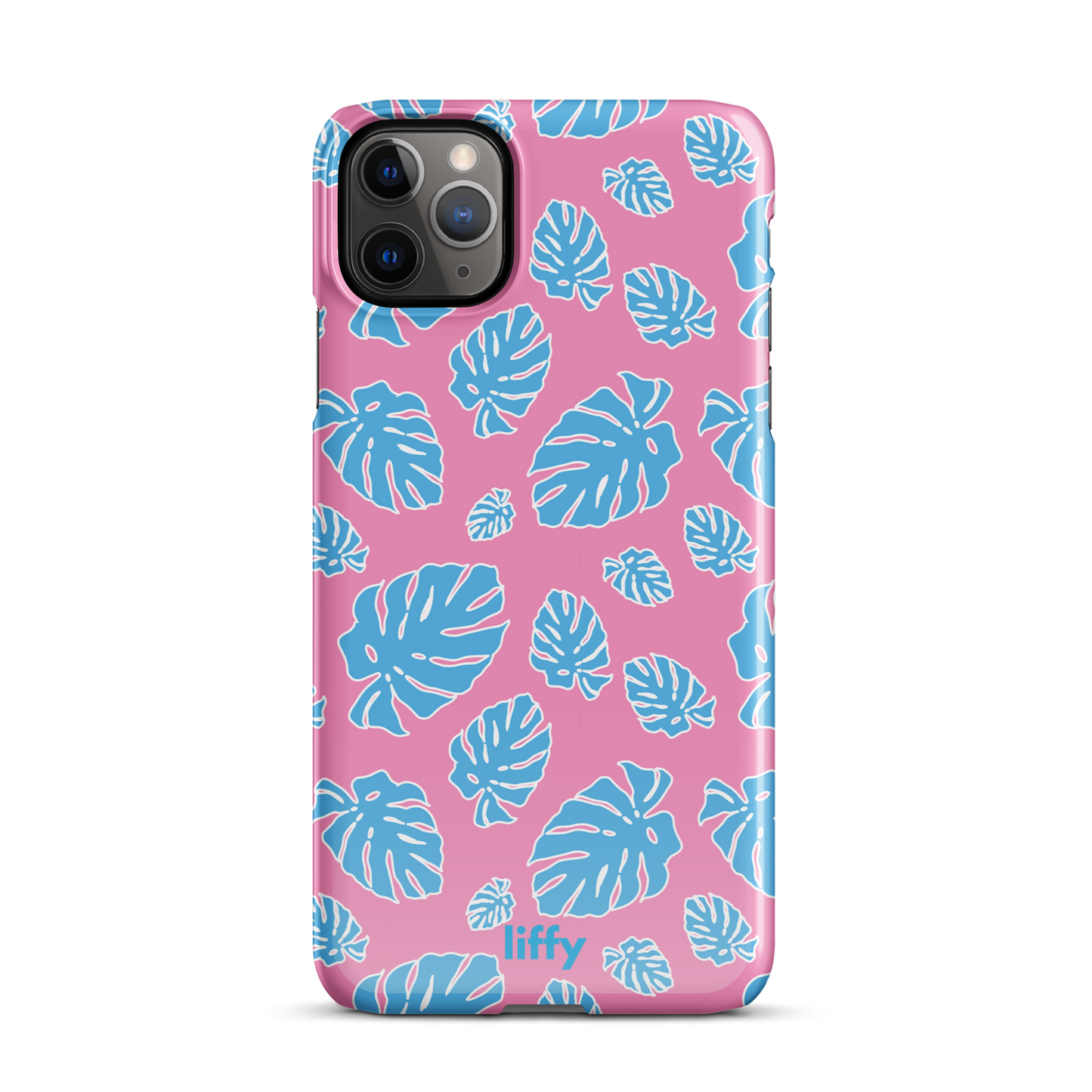 Beach Vibes: Funky Leaves iPhone Snap Case