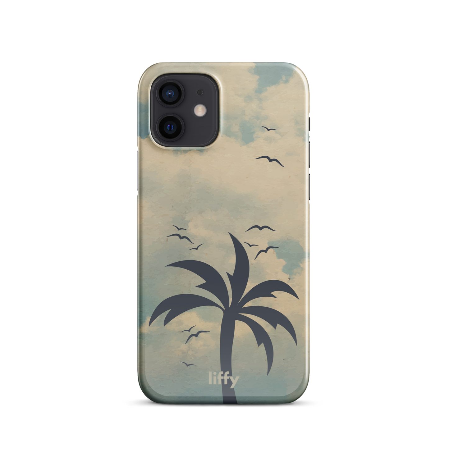 Beach Vibes: Cloudy Horizon iPhone Snap Case