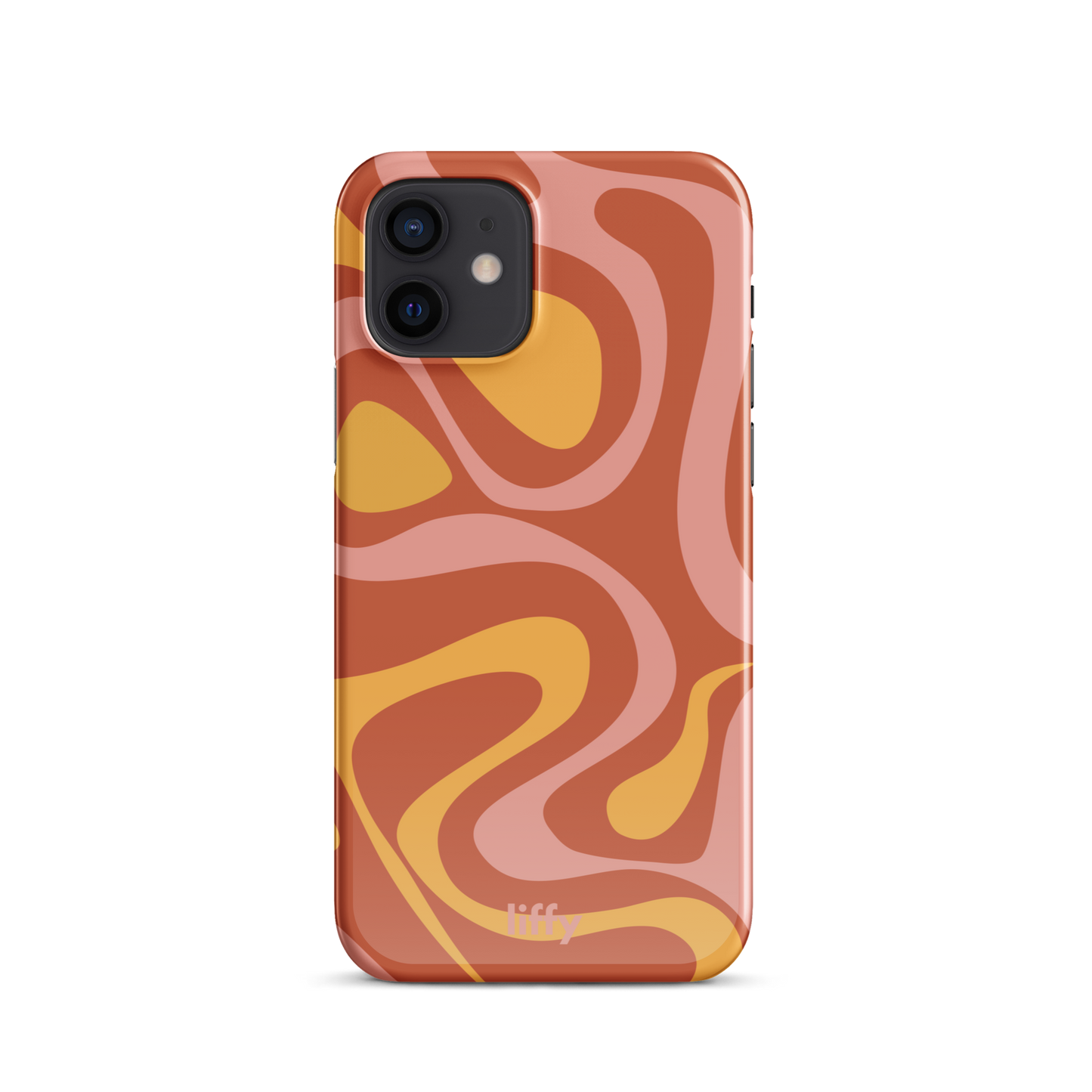 Liquid Dream: Sunset Swirl iPhone Snap Case