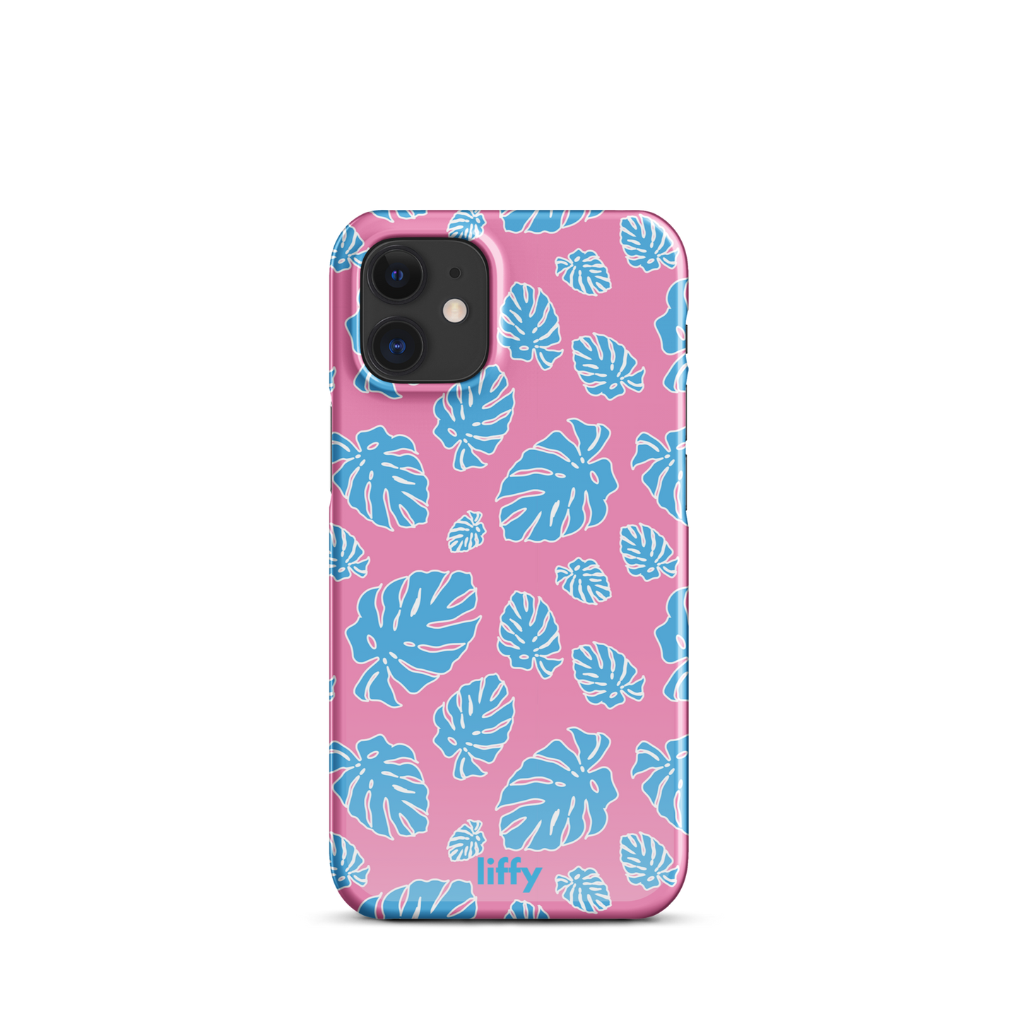 Beach Vibes: Funky Leaves iPhone Snap Case