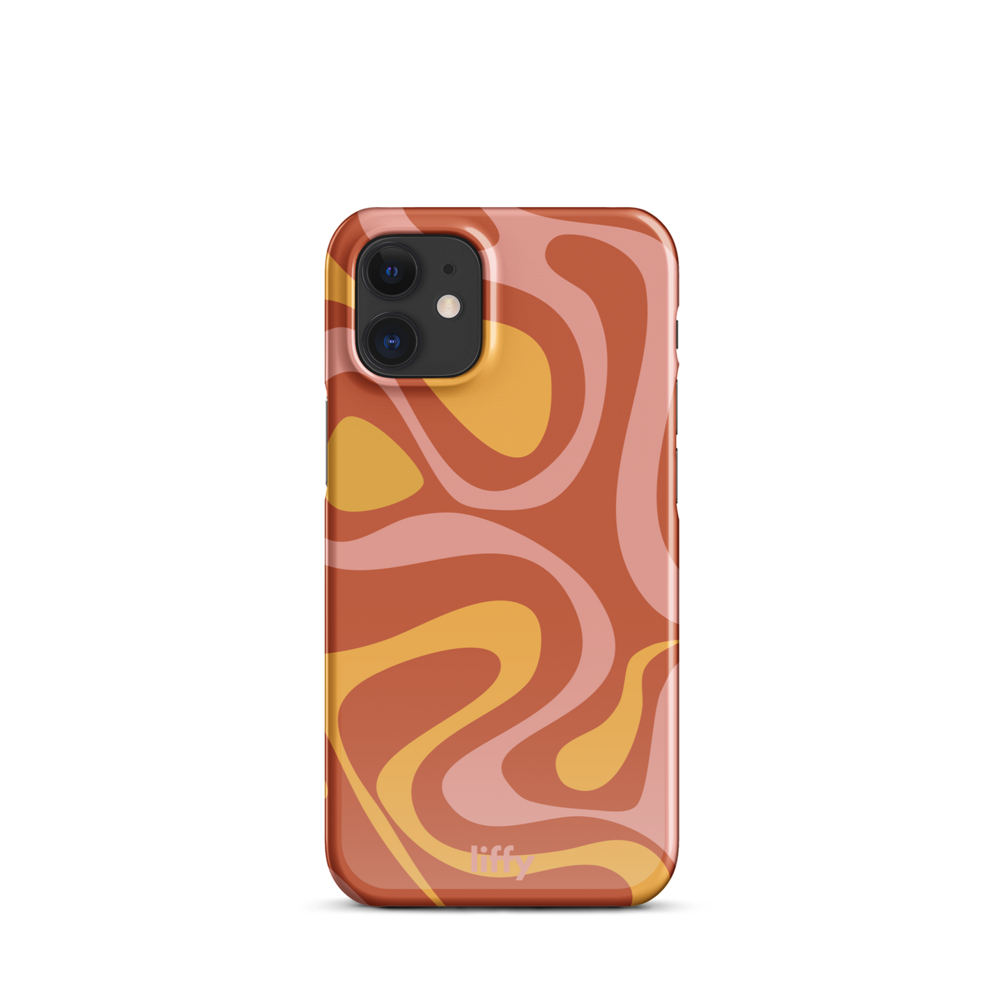 Liquid Dream: Sunset Swirl iPhone Snap Case