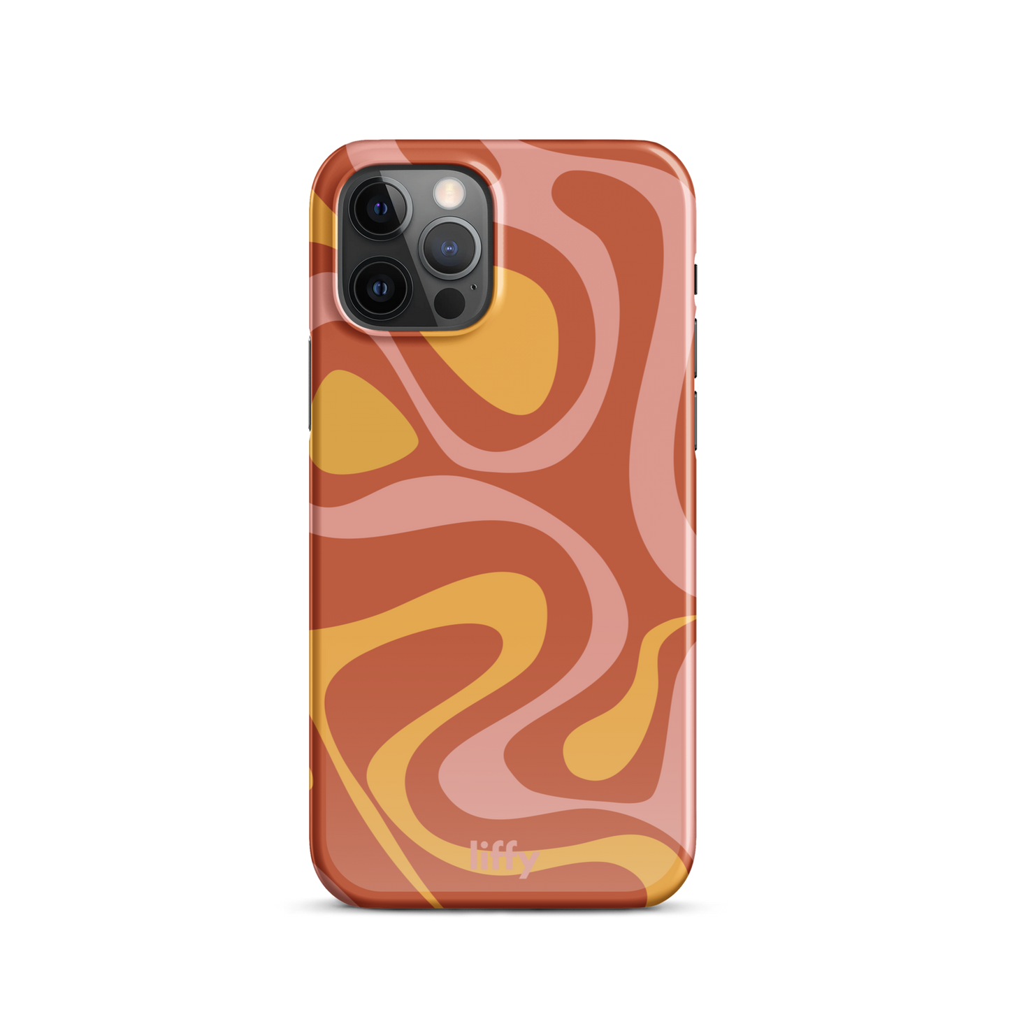 Liquid Dream: Sunset Swirl iPhone Snap Case