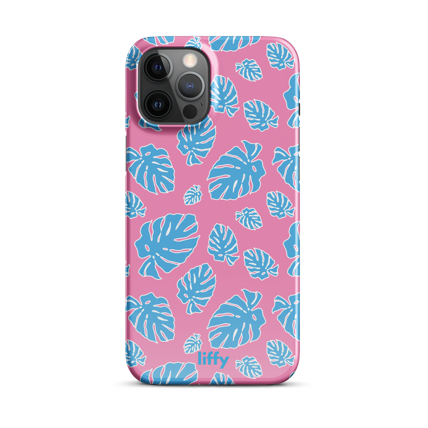 Beach Vibes: Funky Leaves iPhone Snap Case