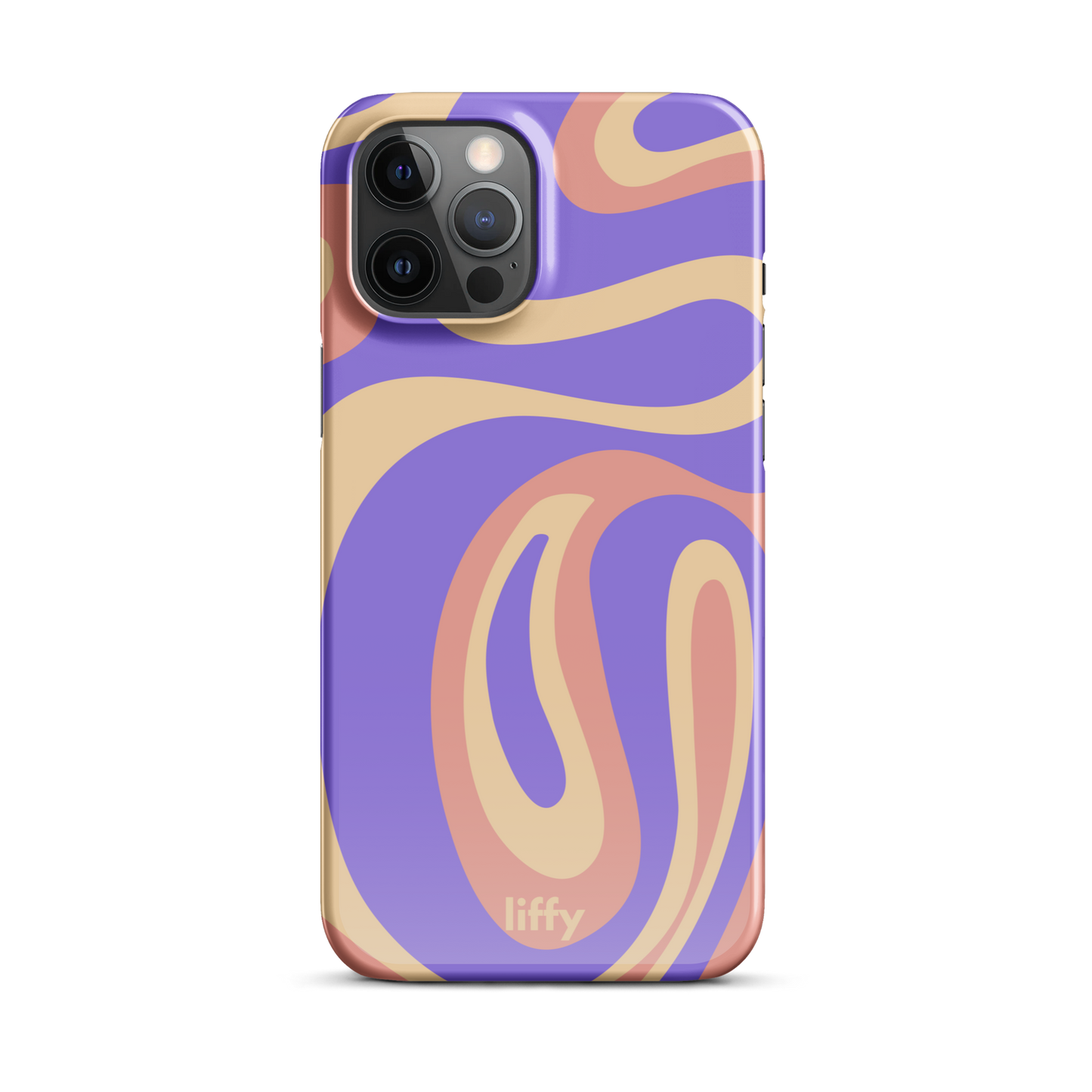 Liquid Dream: Lavender Fields iPhone Snap Case