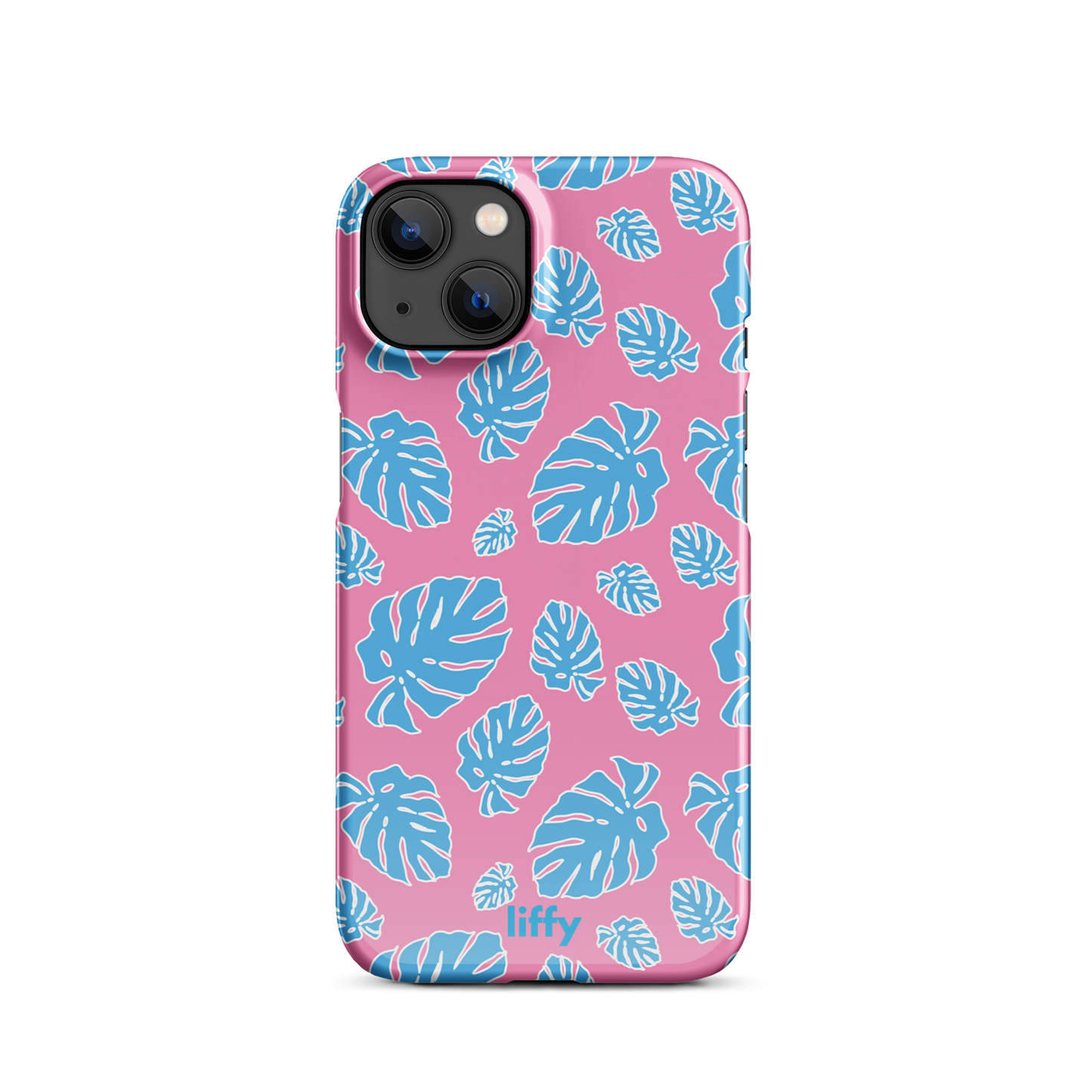 Beach Vibes: Funky Leaves iPhone Snap Case