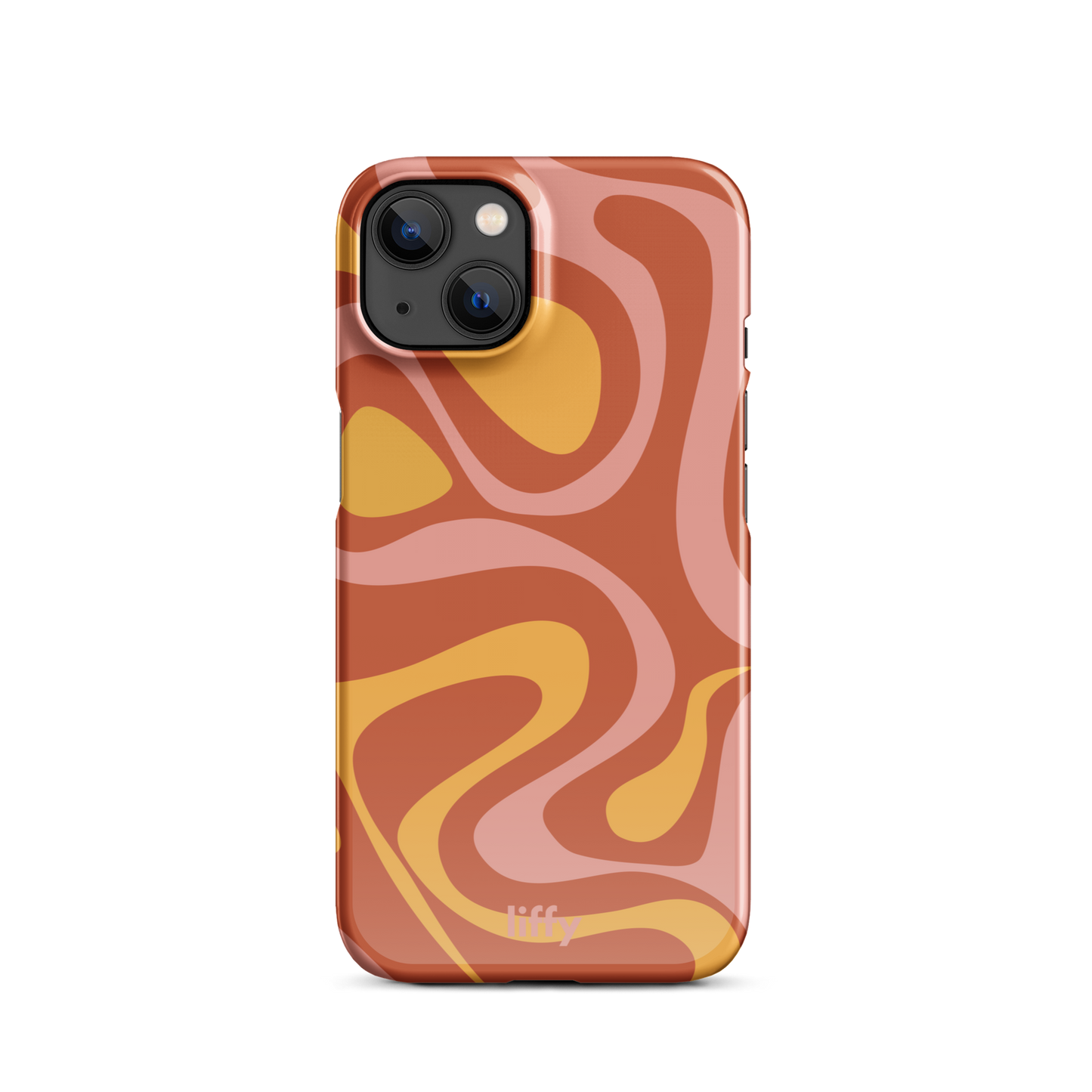 Liquid Dream: Sunset Swirl iPhone Snap Case