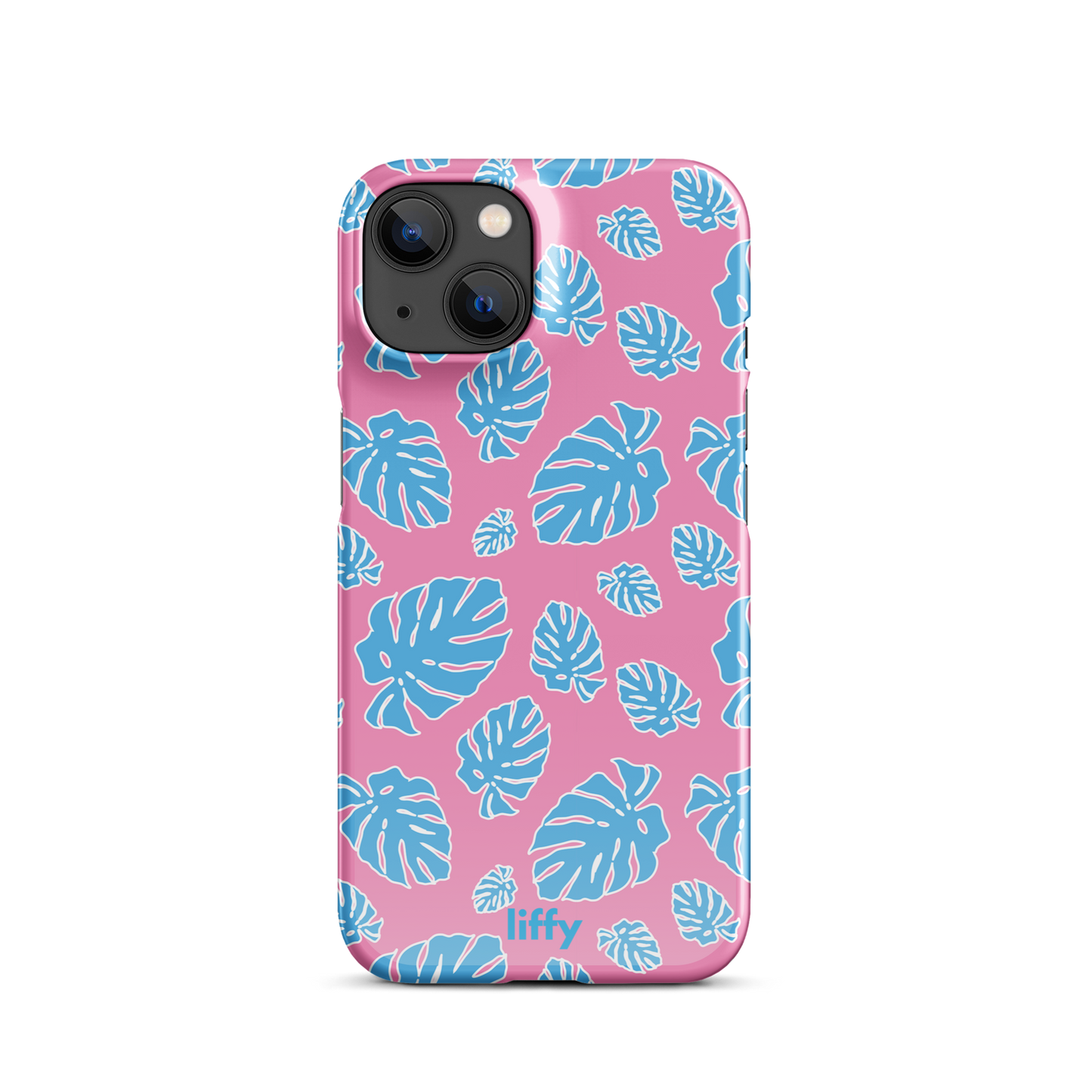 Beach Vibes: Funky Leaves iPhone Snap Case