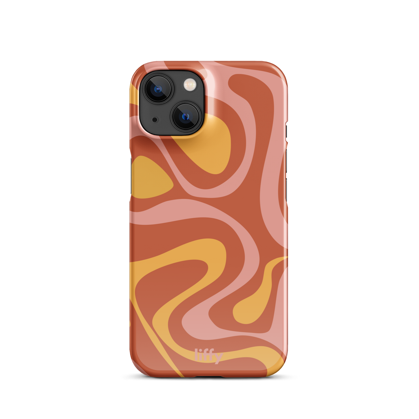 Liquid Dream: Sunset Swirl iPhone Snap Case