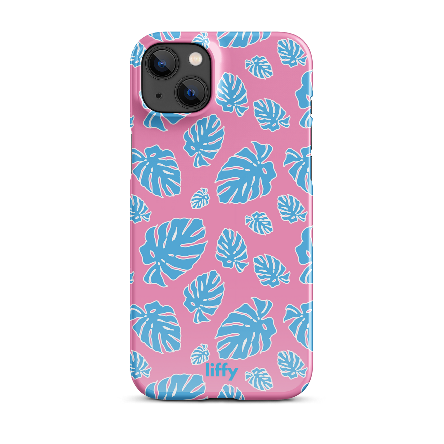 Beach Vibes: Funky Leaves iPhone Snap Case