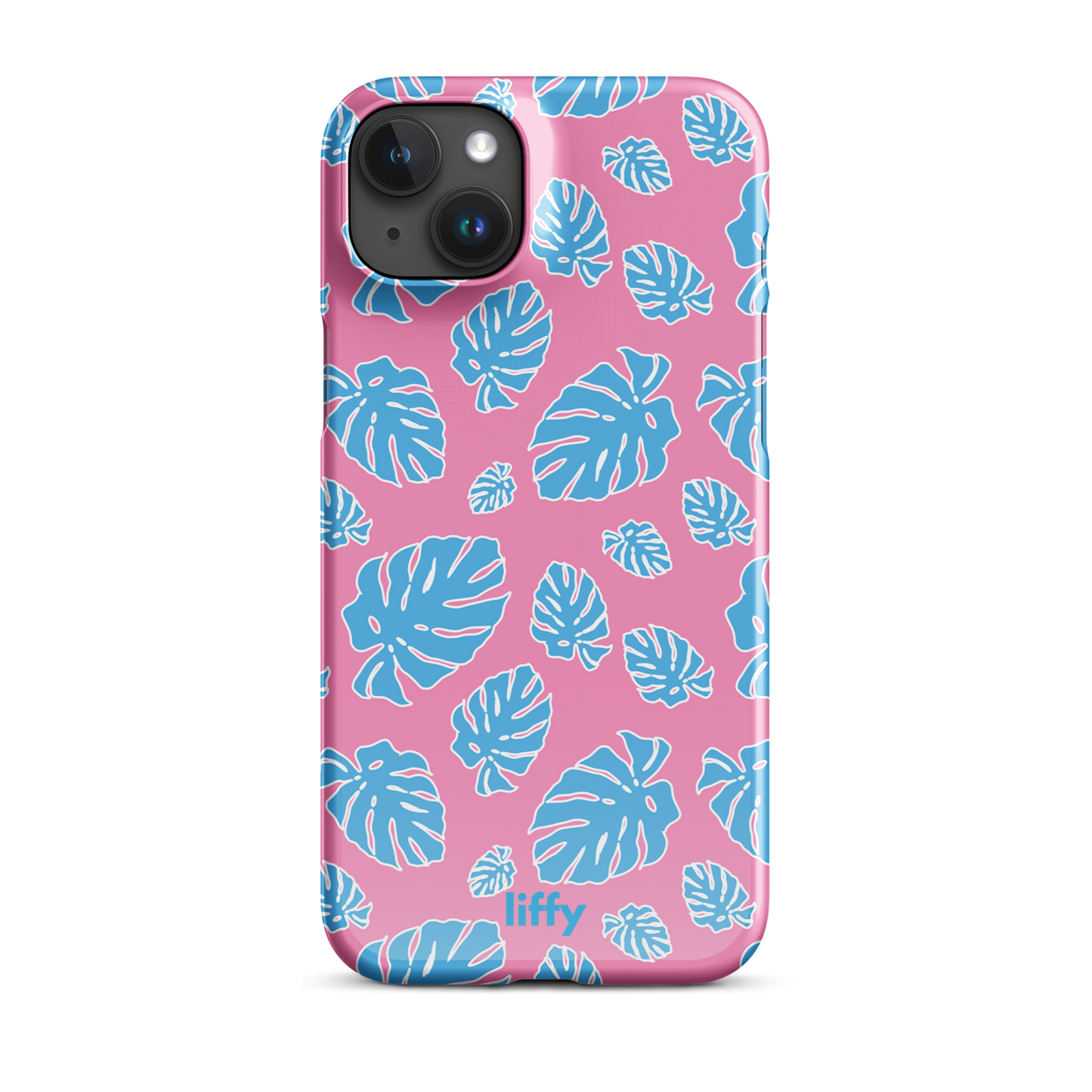 Beach Vibes: Funky Leaves iPhone Snap Case