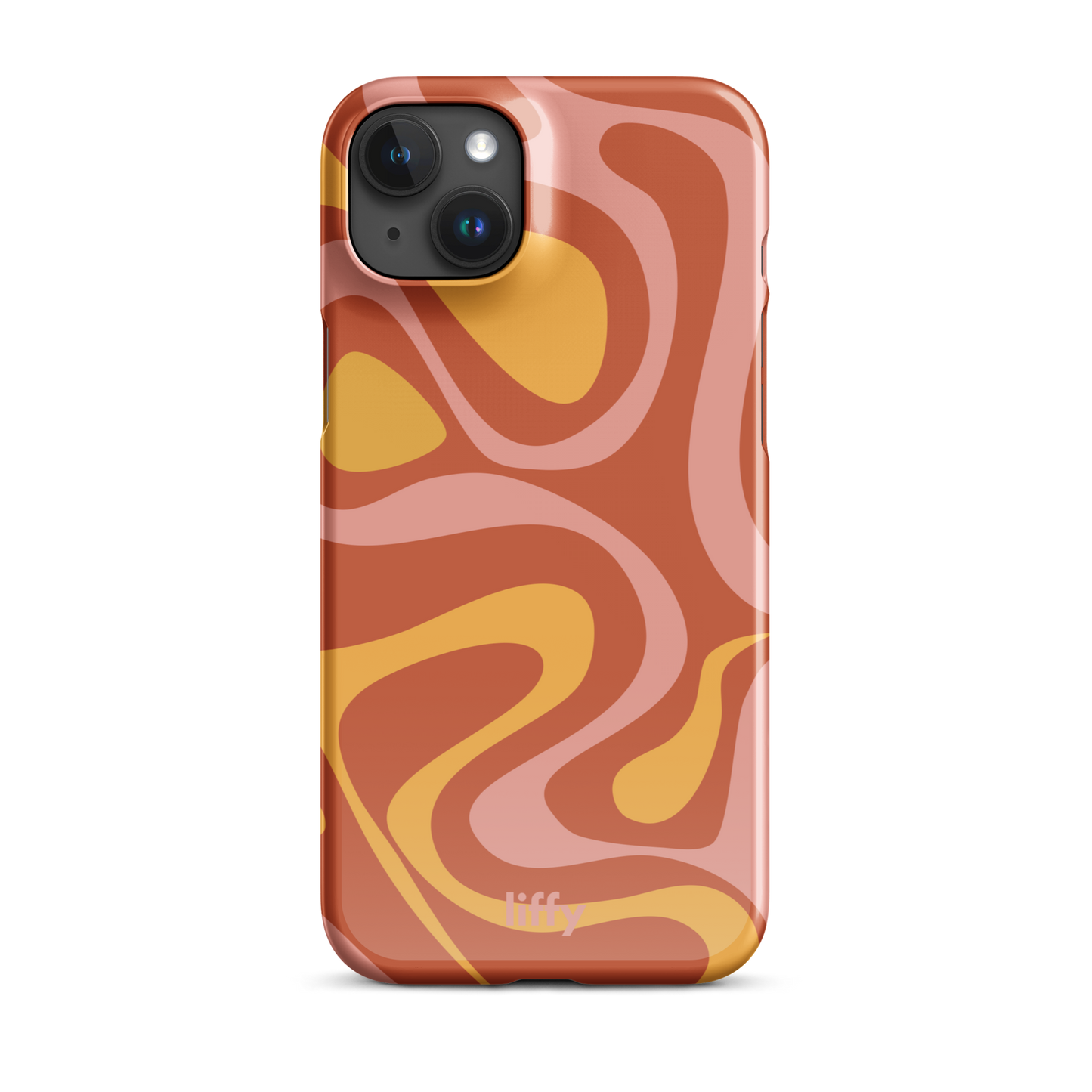 Liquid Dream: Sunset Swirl iPhone Snap Case