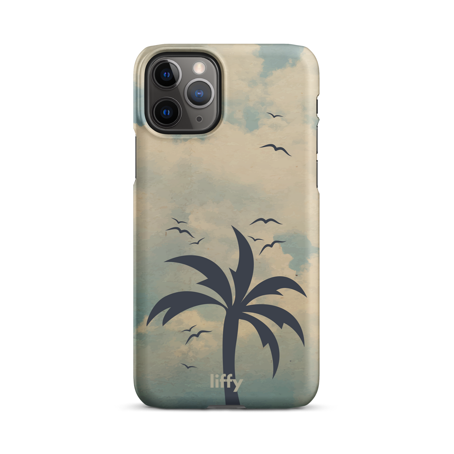 Beach Vibes: Cloudy Horizon iPhone Snap Case