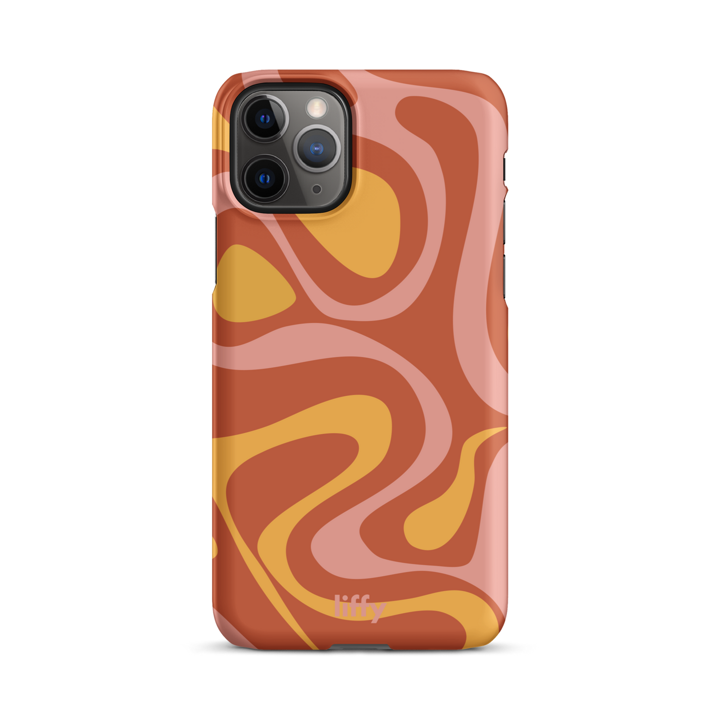 Liquid Dream: Sunset Swirl iPhone Snap Case