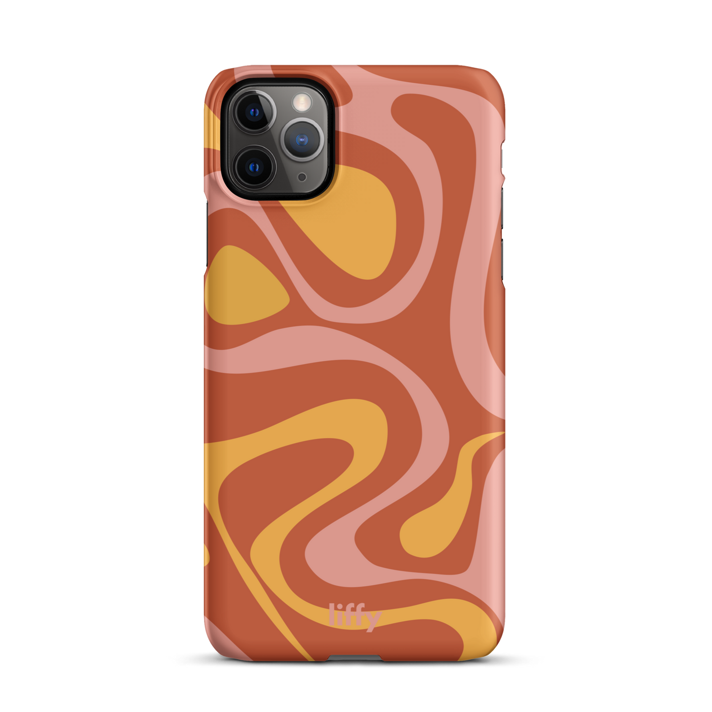 Liquid Dream: Sunset Swirl iPhone Snap Case