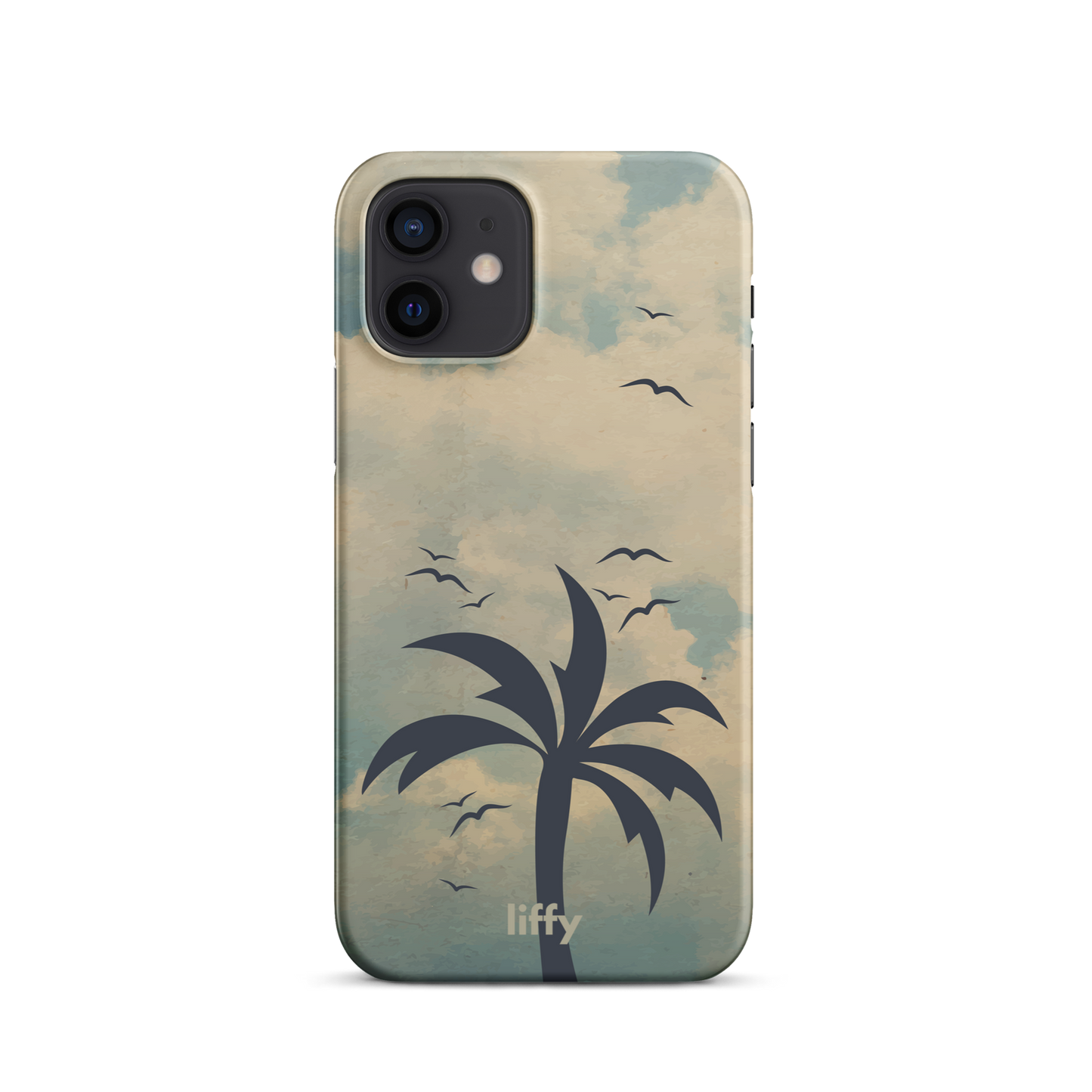 Beach Vibes: Cloudy Horizon iPhone Snap Case