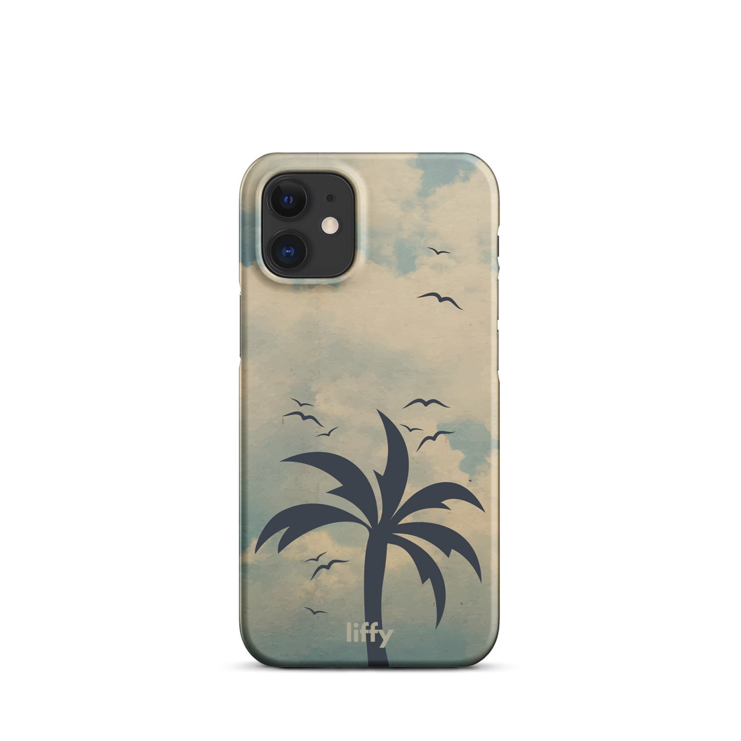 Beach Vibes: Cloudy Horizon iPhone Snap Case