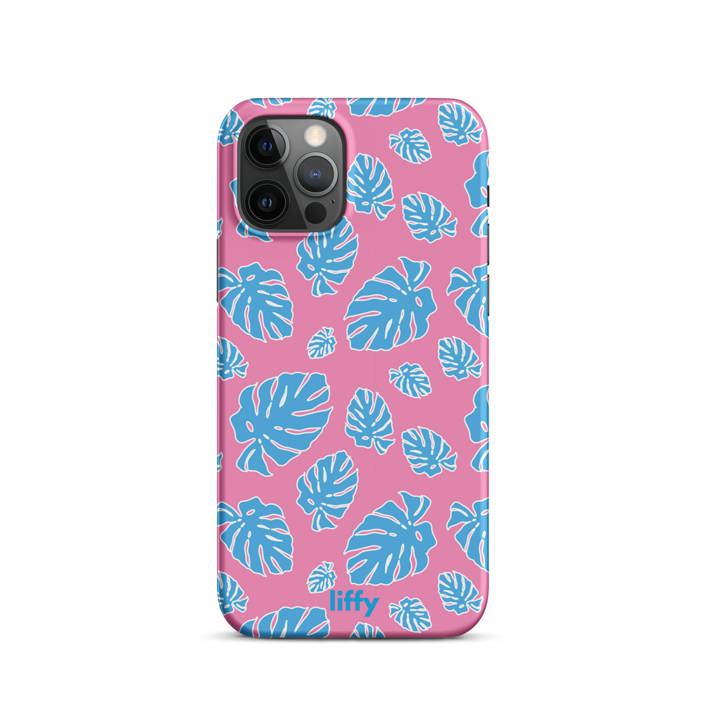 Beach Vibes: Funky Leaves iPhone Snap Case