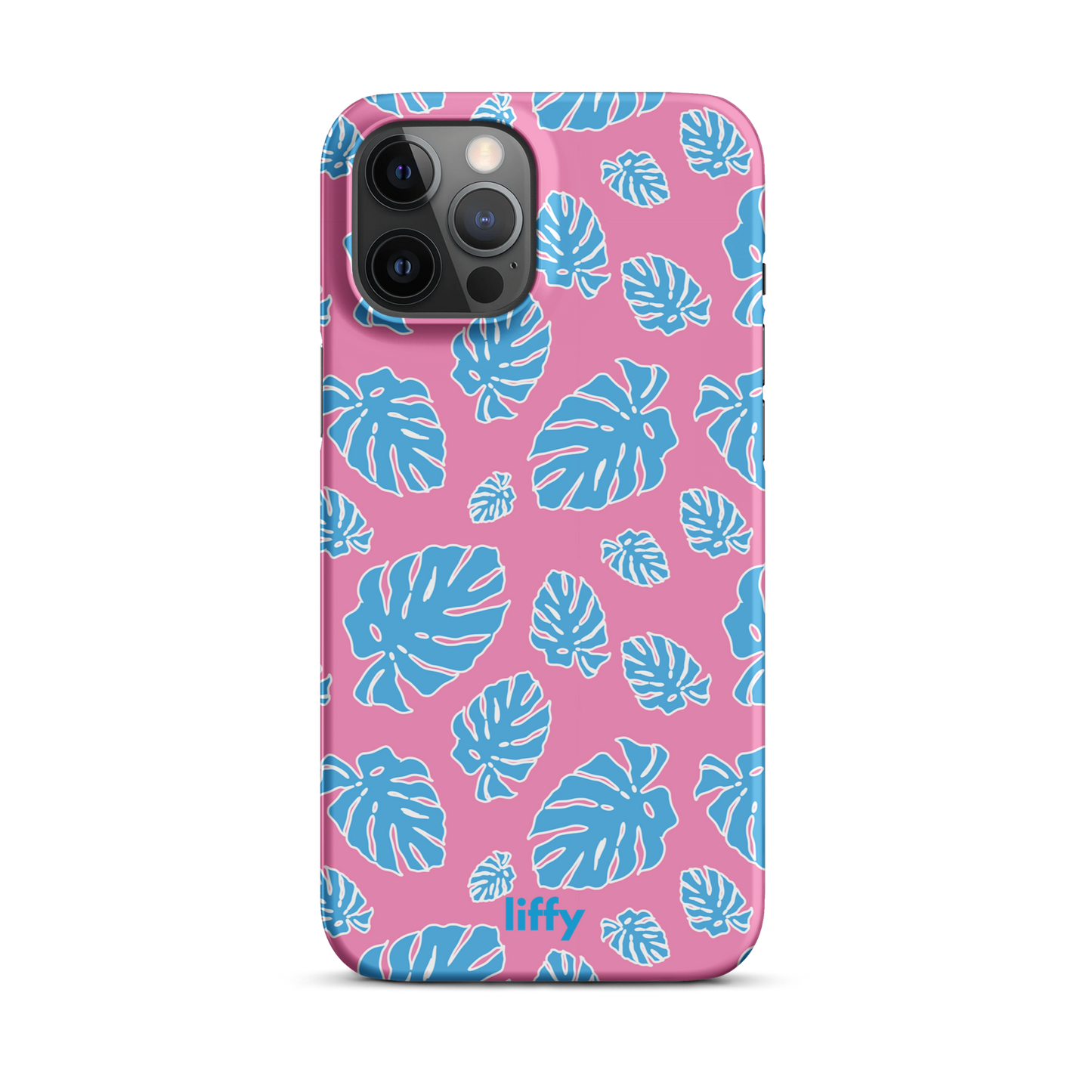 Beach Vibes: Funky Leaves iPhone Snap Case