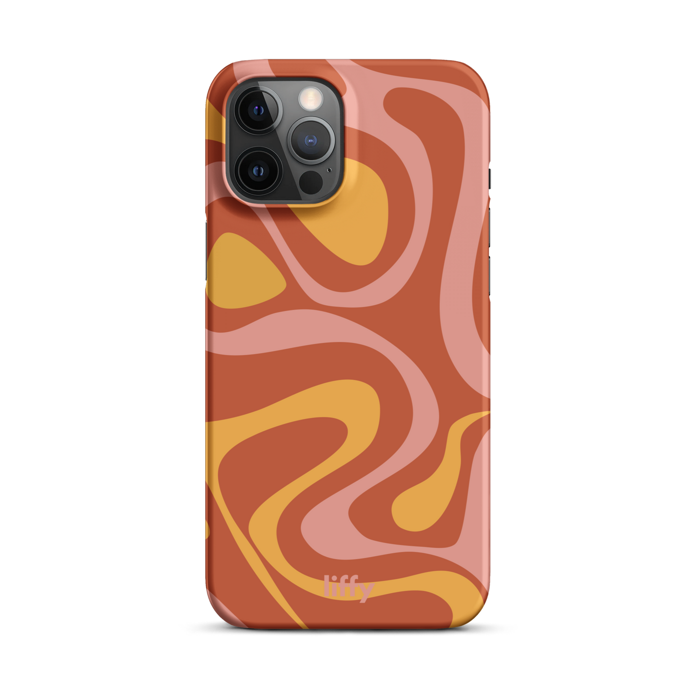 Liquid Dream: Sunset Swirl iPhone Snap Case