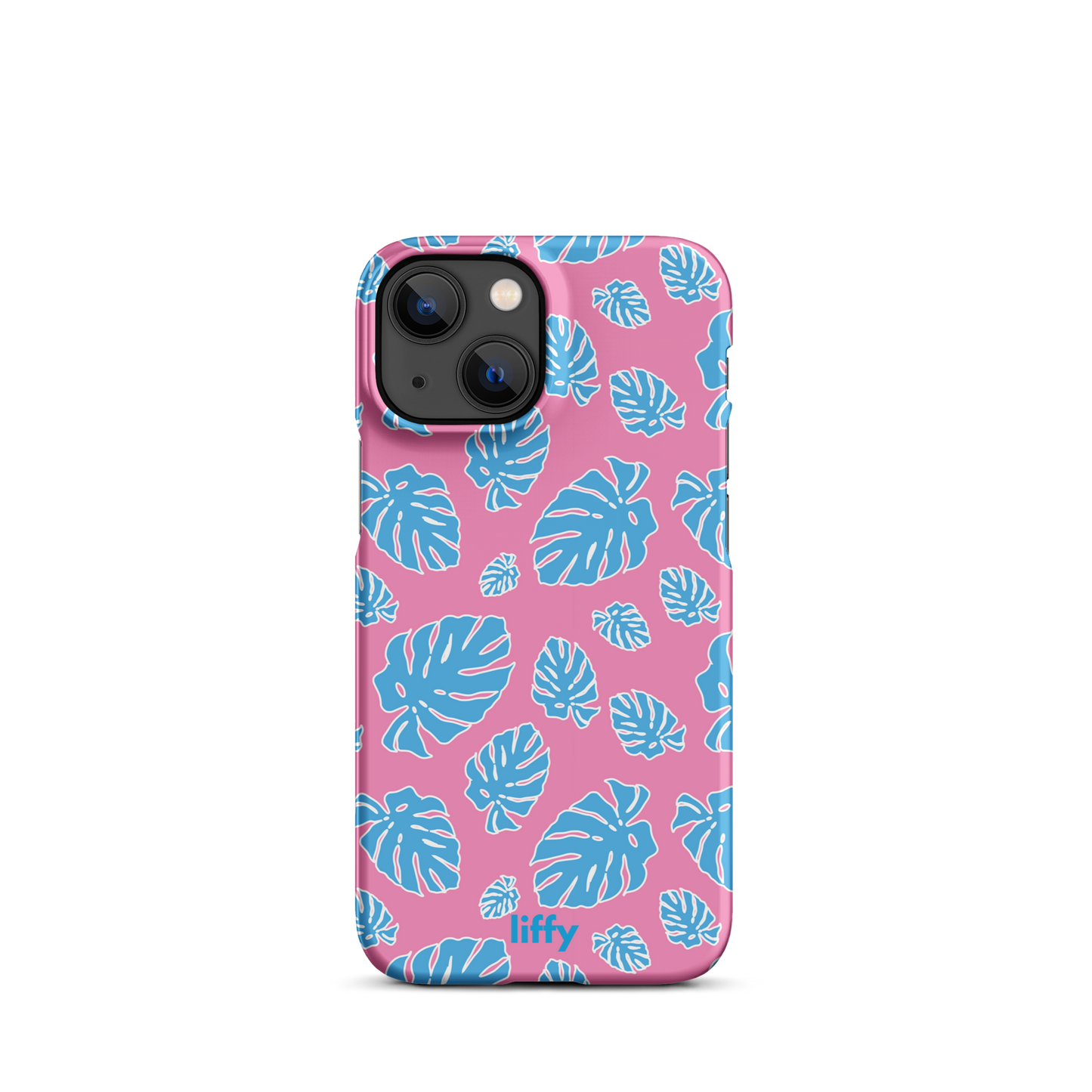 Beach Vibes: Funky Leaves iPhone Snap Case