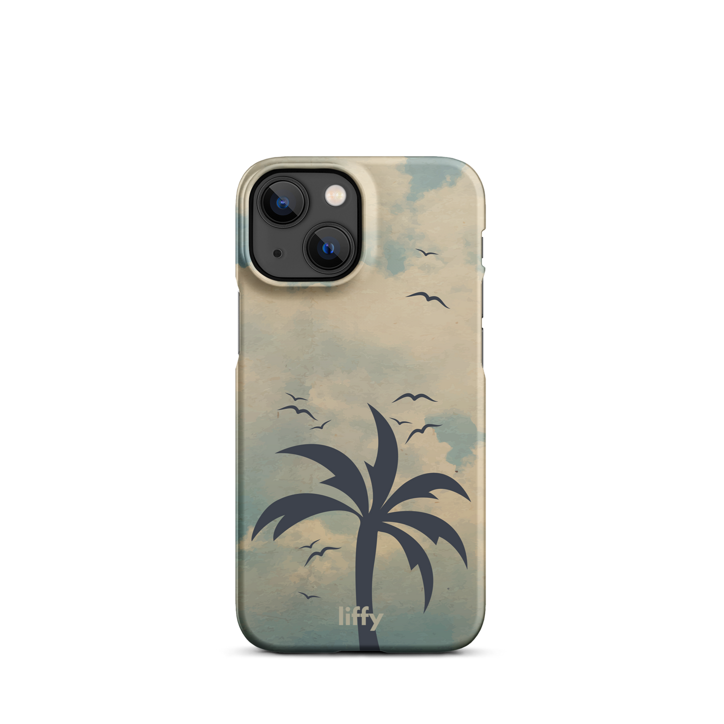 Beach Vibes: Cloudy Horizon iPhone Snap Case