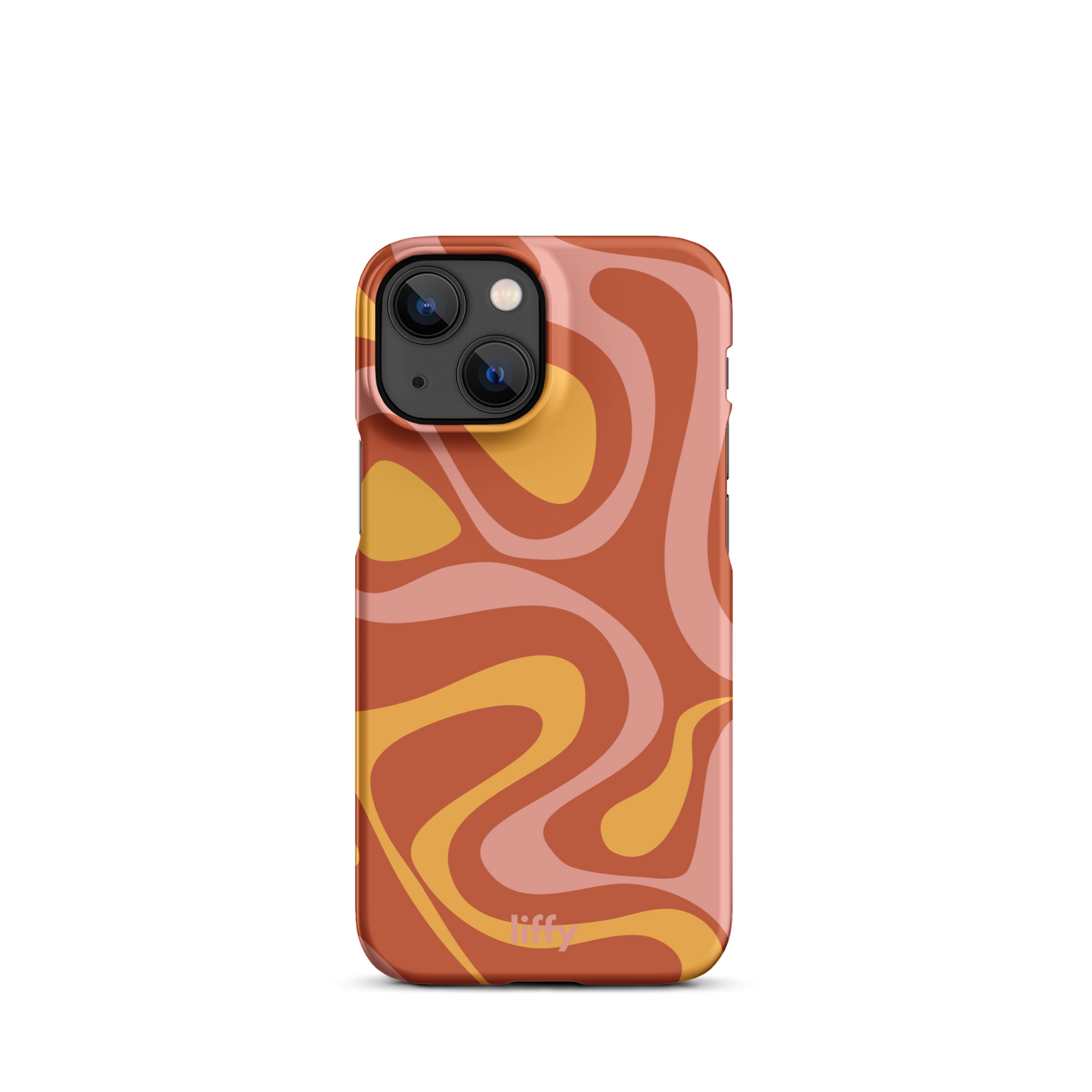 Liquid Dream: Sunset Swirl iPhone Snap Case