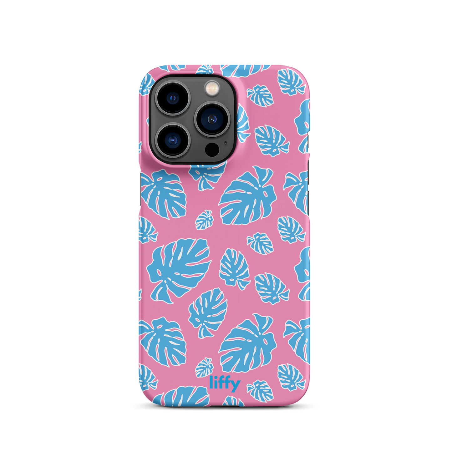 Beach Vibes: Funky Leaves iPhone Snap Case