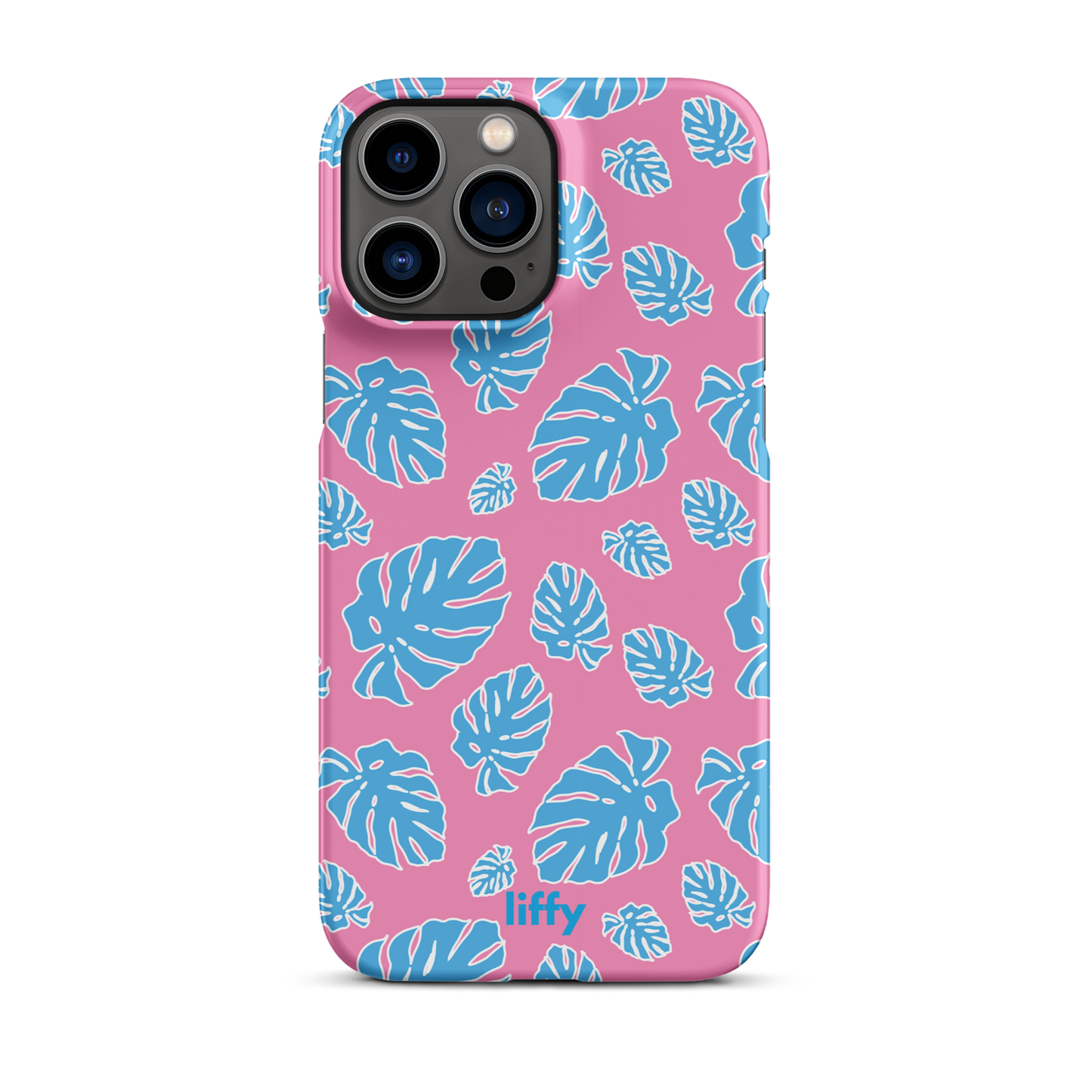 Beach Vibes: Funky Leaves iPhone Snap Case