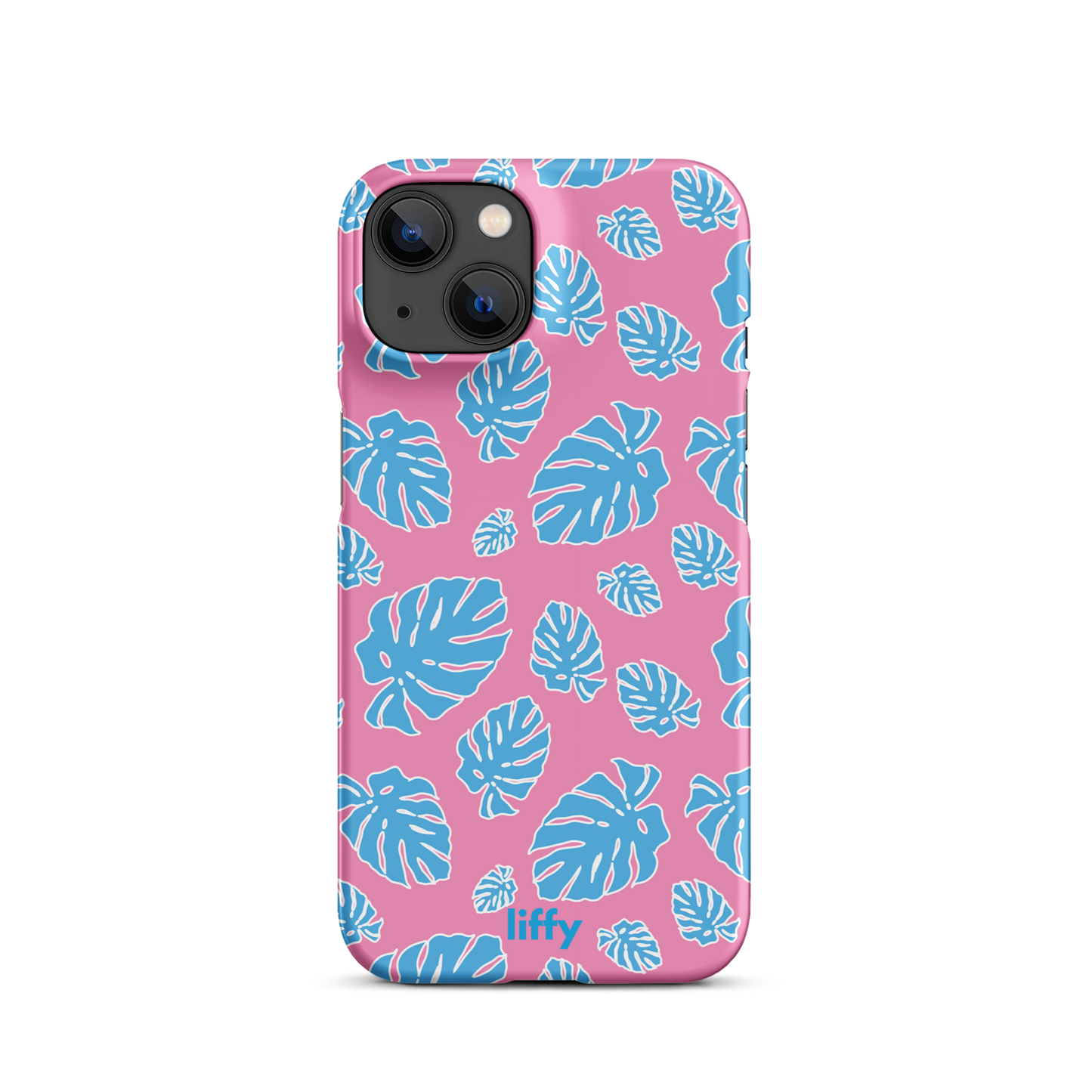 Beach Vibes: Funky Leaves iPhone Snap Case