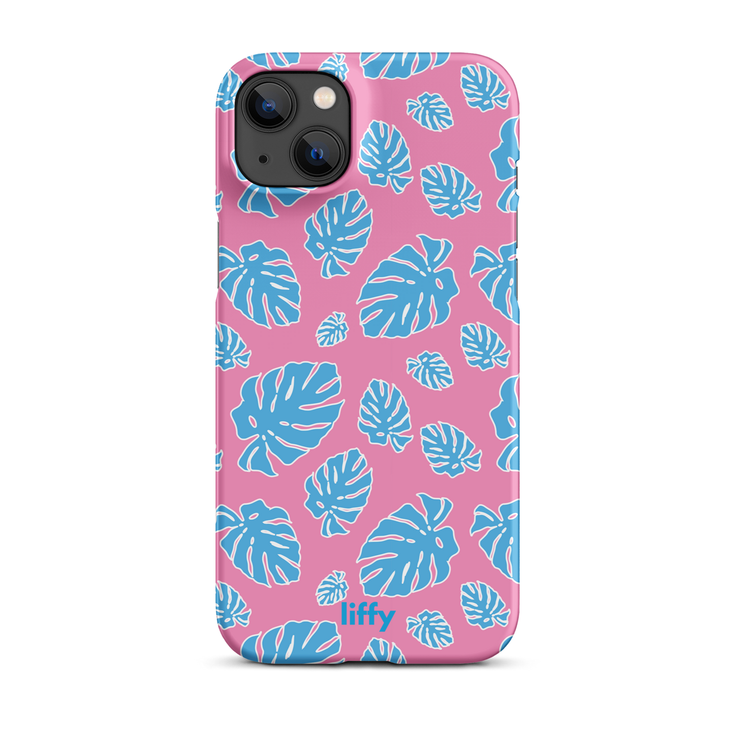 Beach Vibes: Funky Leaves iPhone Snap Case