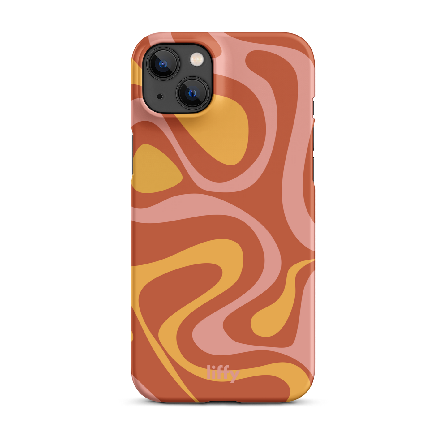 Liquid Dream: Sunset Swirl iPhone Snap Case