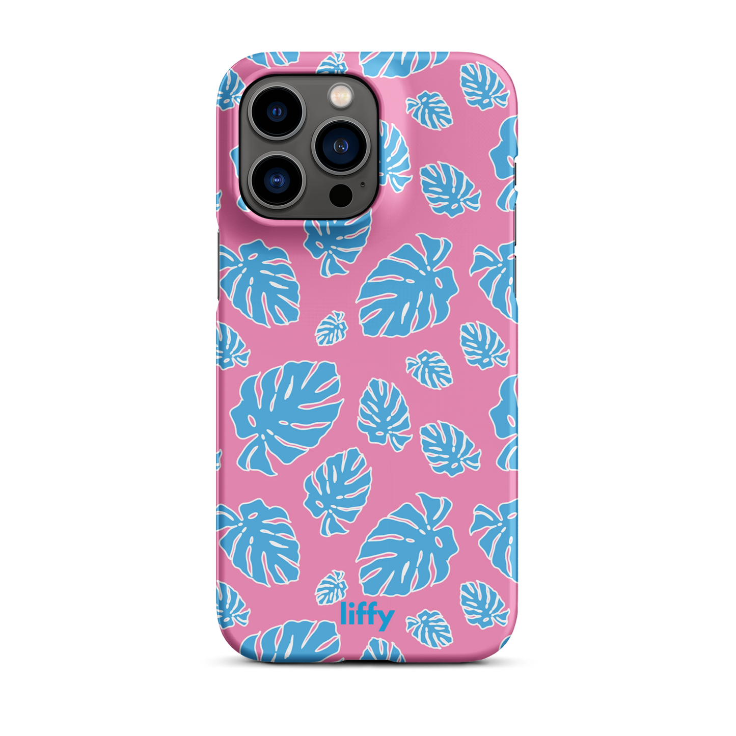 Beach Vibes: Funky Leaves iPhone Snap Case