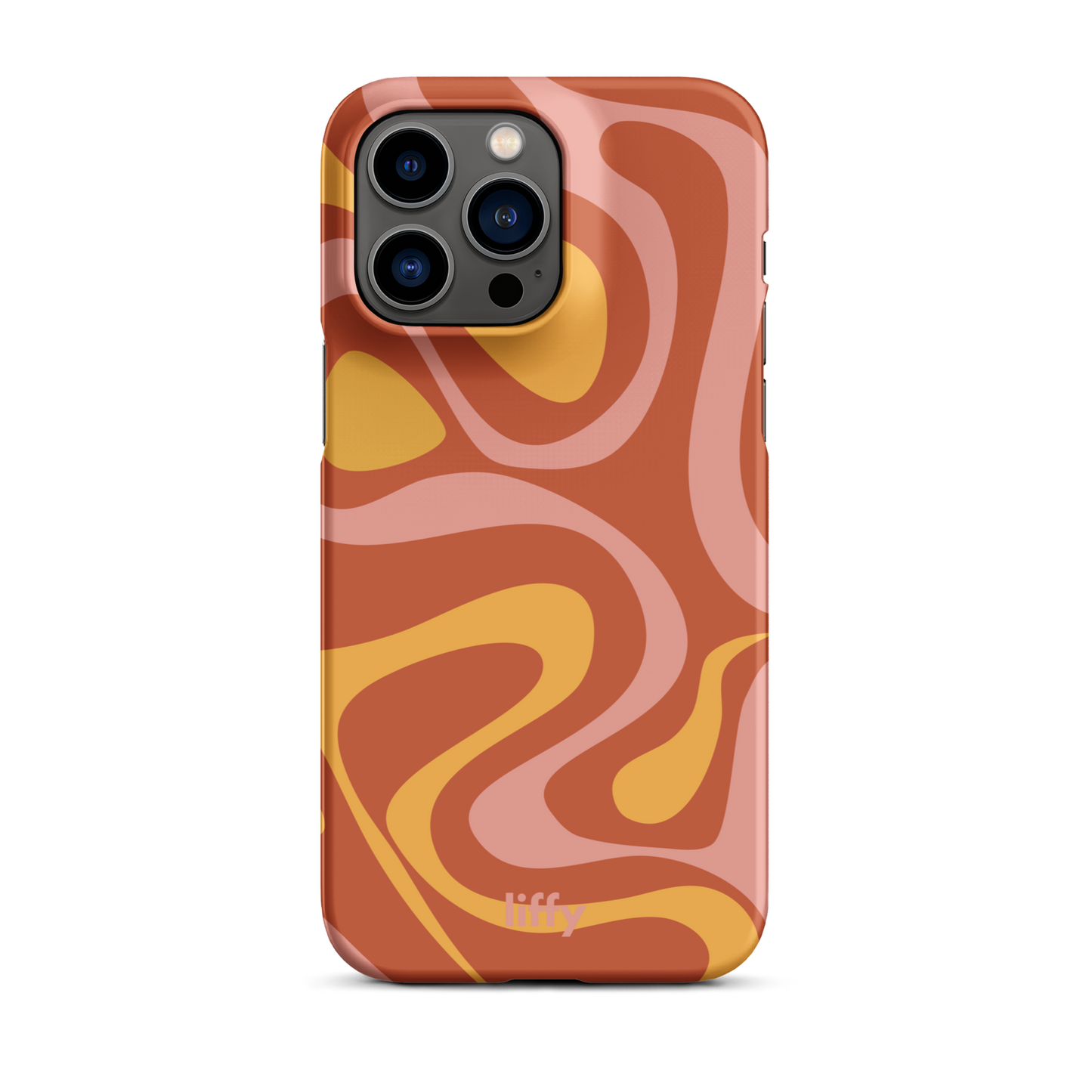 Liquid Dream: Sunset Swirl iPhone Snap Case