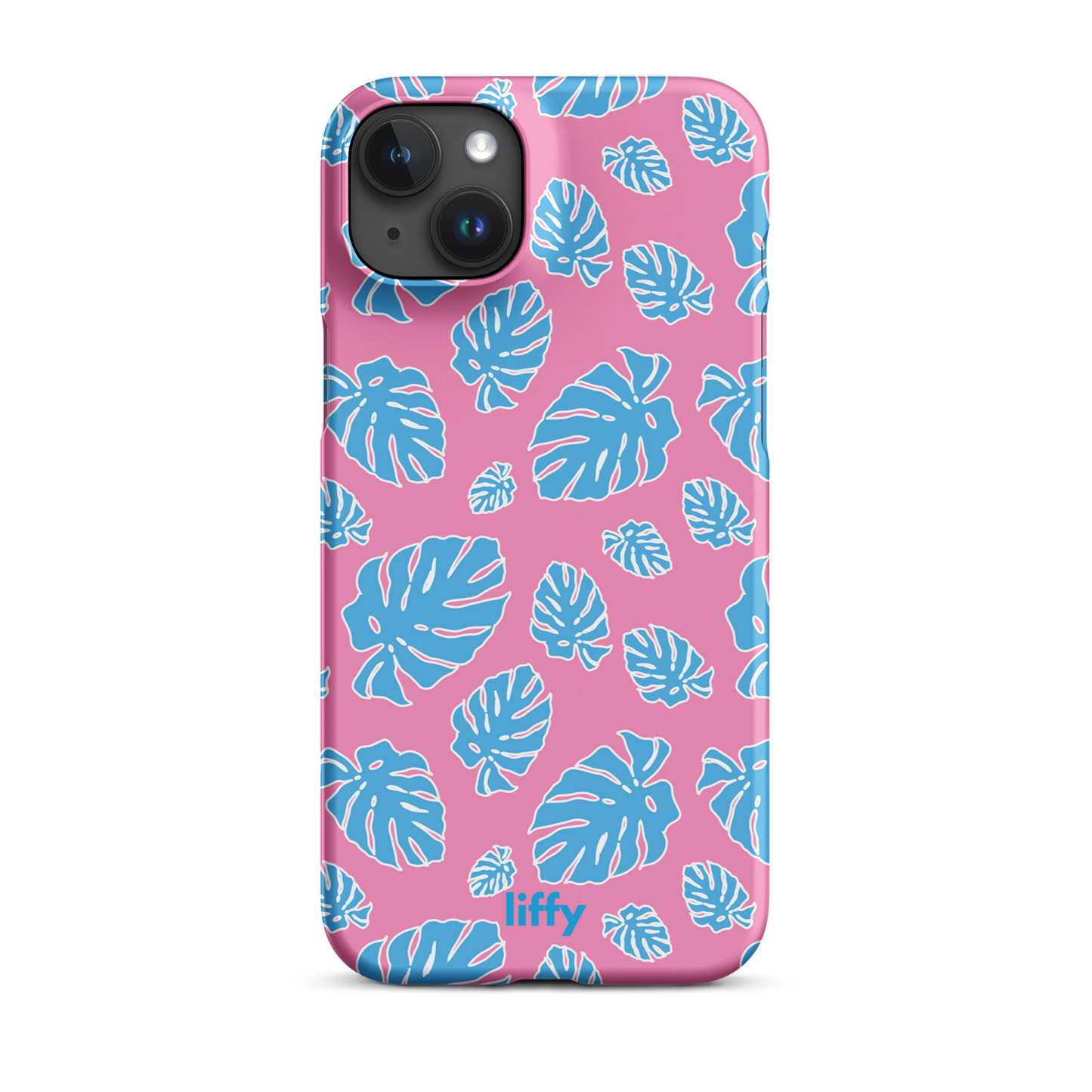 Beach Vibes: Funky Leaves iPhone Snap Case