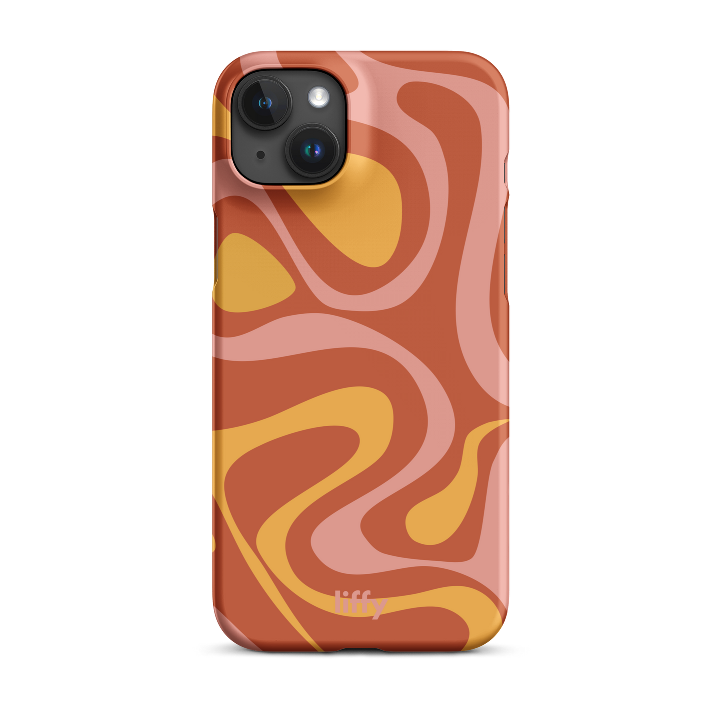 Liquid Dream: Sunset Swirl iPhone Snap Case