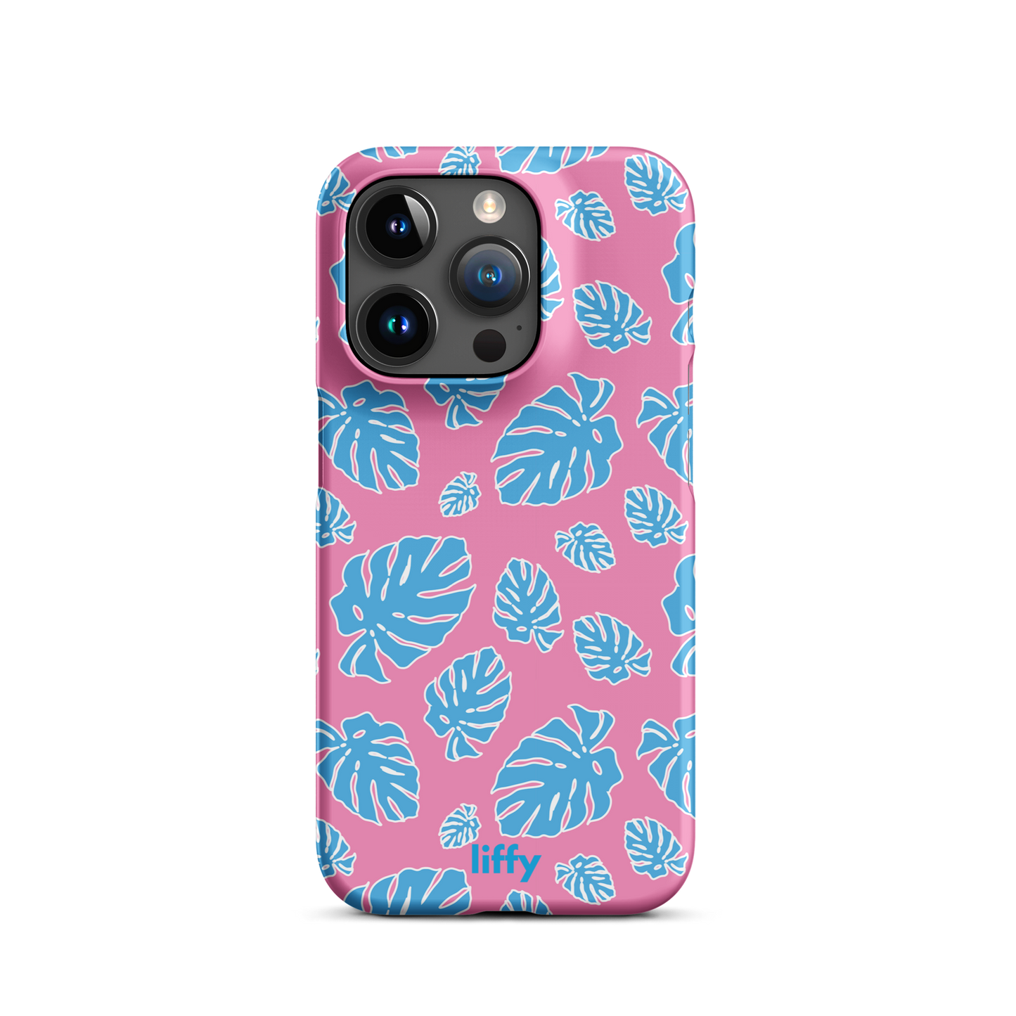 Beach Vibes: Funky Leaves iPhone Snap Case