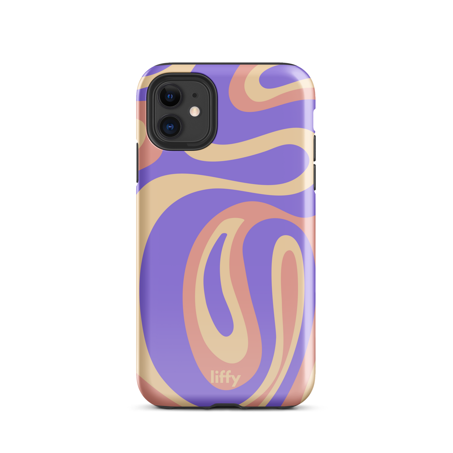 Liquid Dream: Lavender Fields iPhone Tough Case