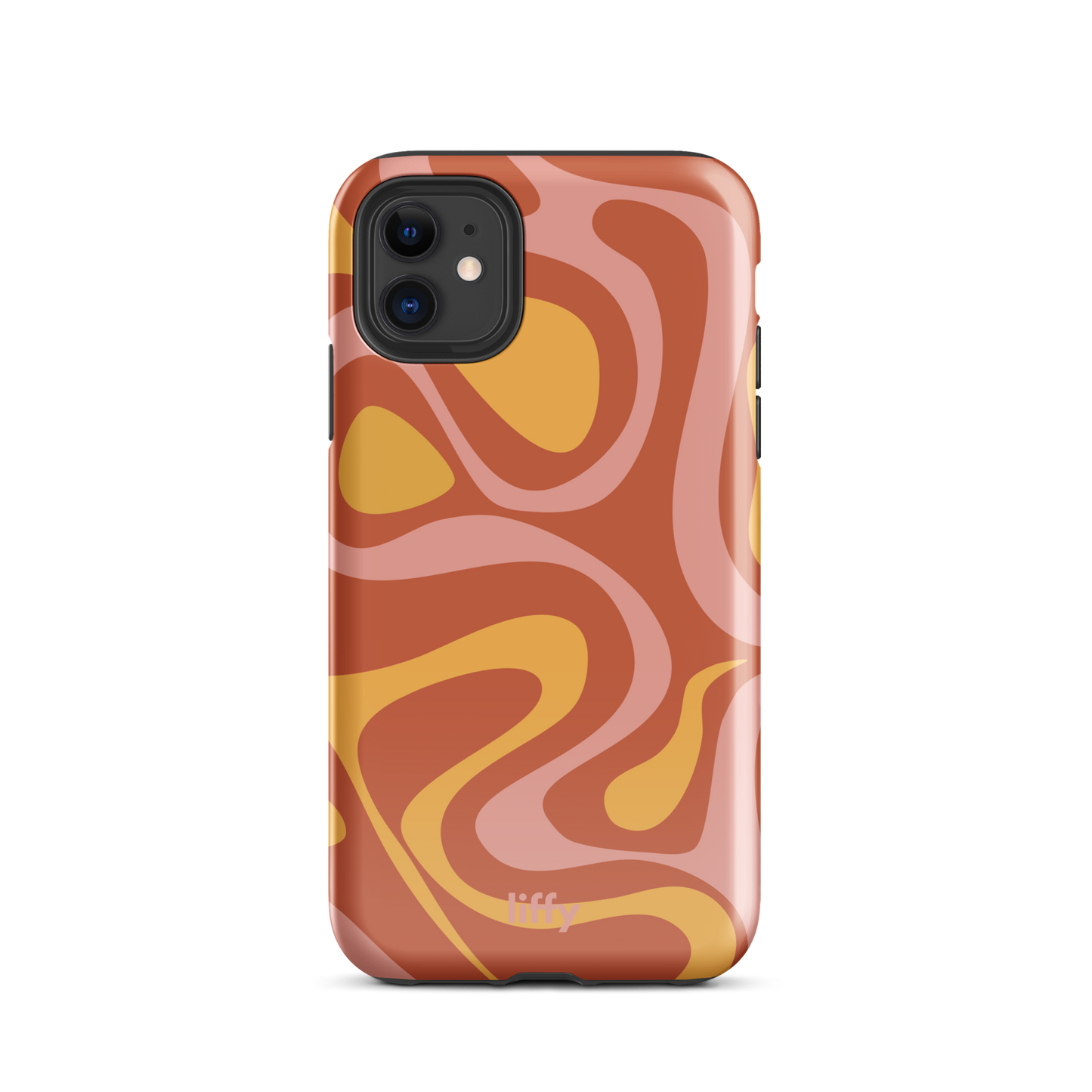 Liquid Dream: Sunset Swirl iPhone Tough Case