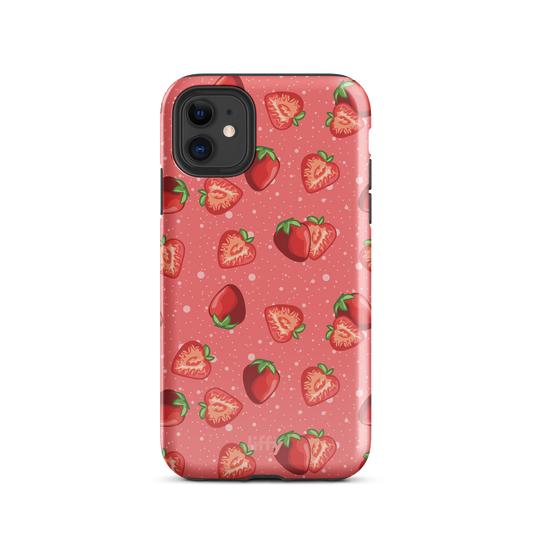 Fruit Salad: Strawberries iPhone Tough Case