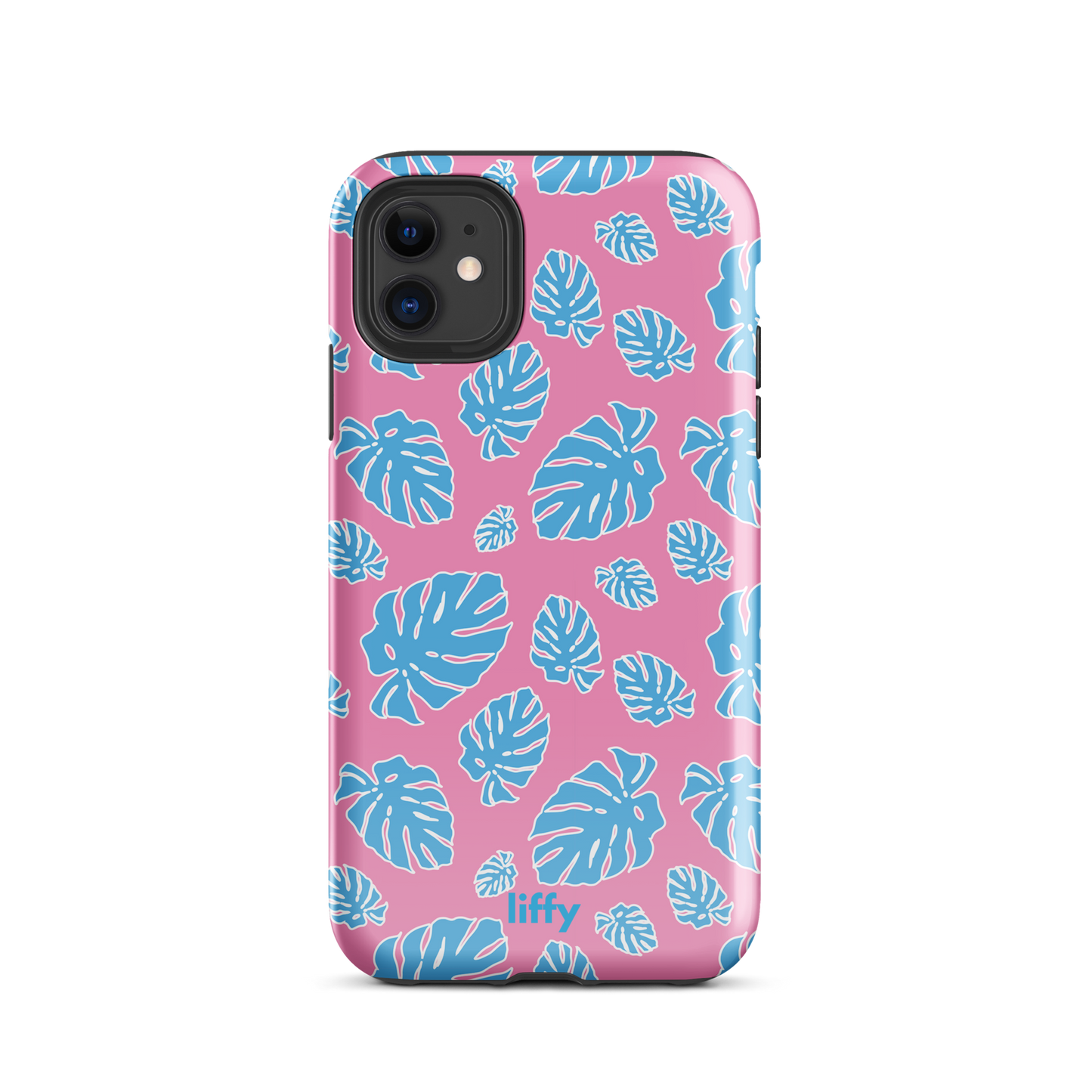 Beach Vibes: Funky Leaves iPhone Tough Case