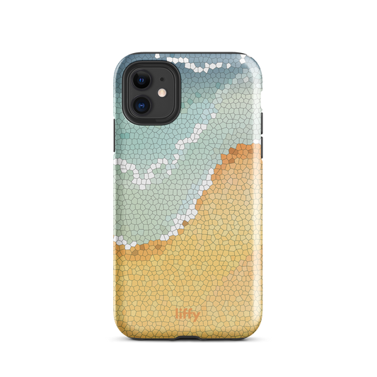 Beach Vibes: Mosaic Beach iPhone Tough Case